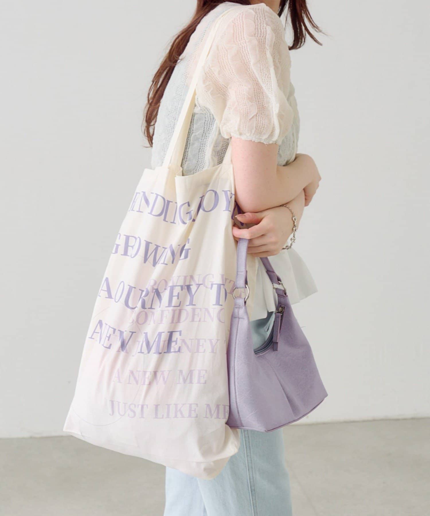 Kastane(カスタネ) 【4色展開/A4収納可】シアーロゴトートバッグ