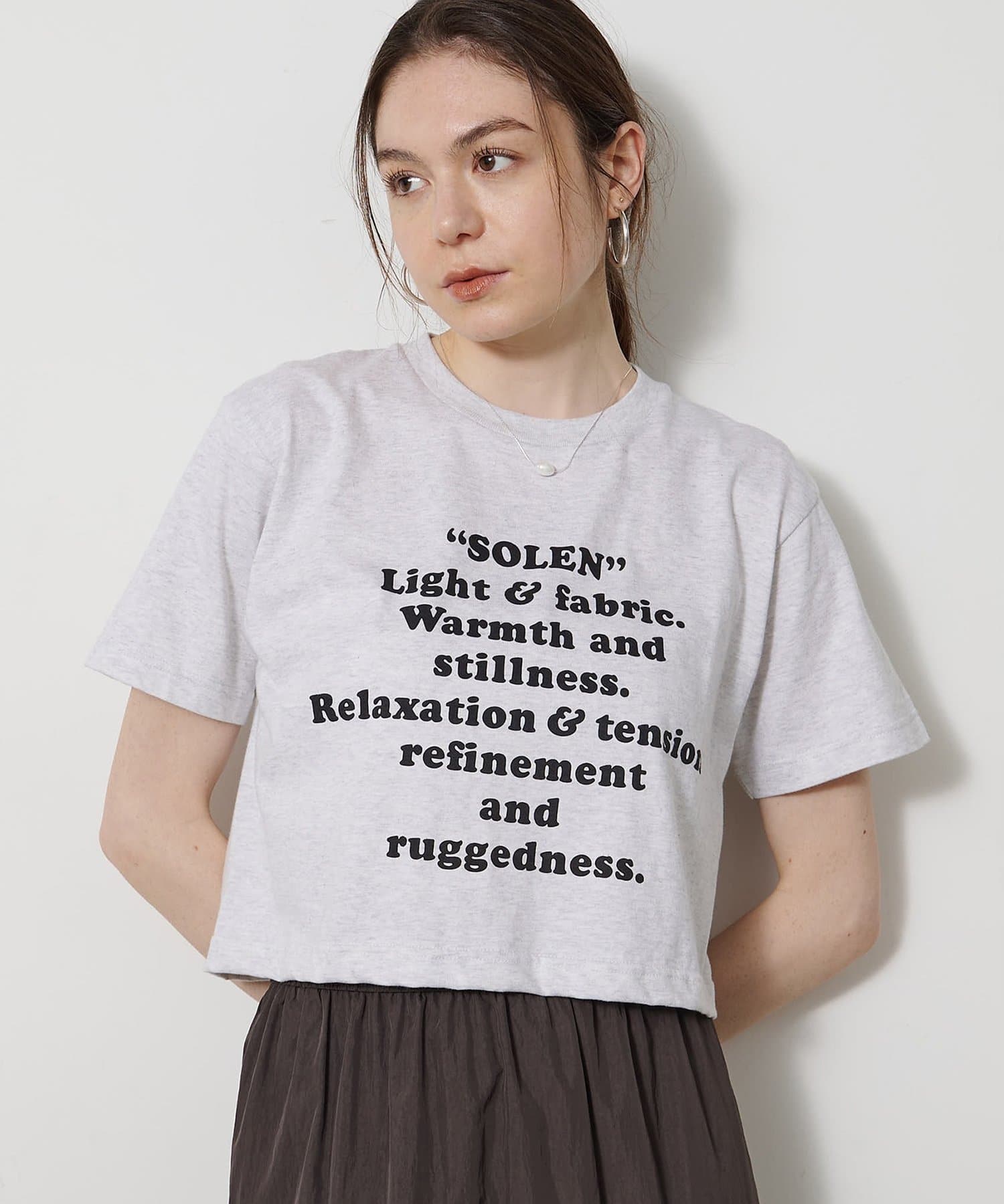 Whim Gazette(ウィム ガゼット) レタリングTシャツ