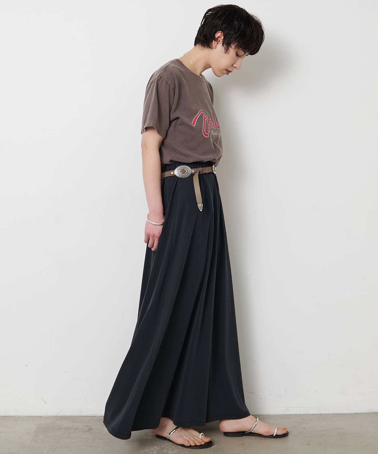 Whim Gazette(ウィム ガゼット) クラックプリントTシャツ