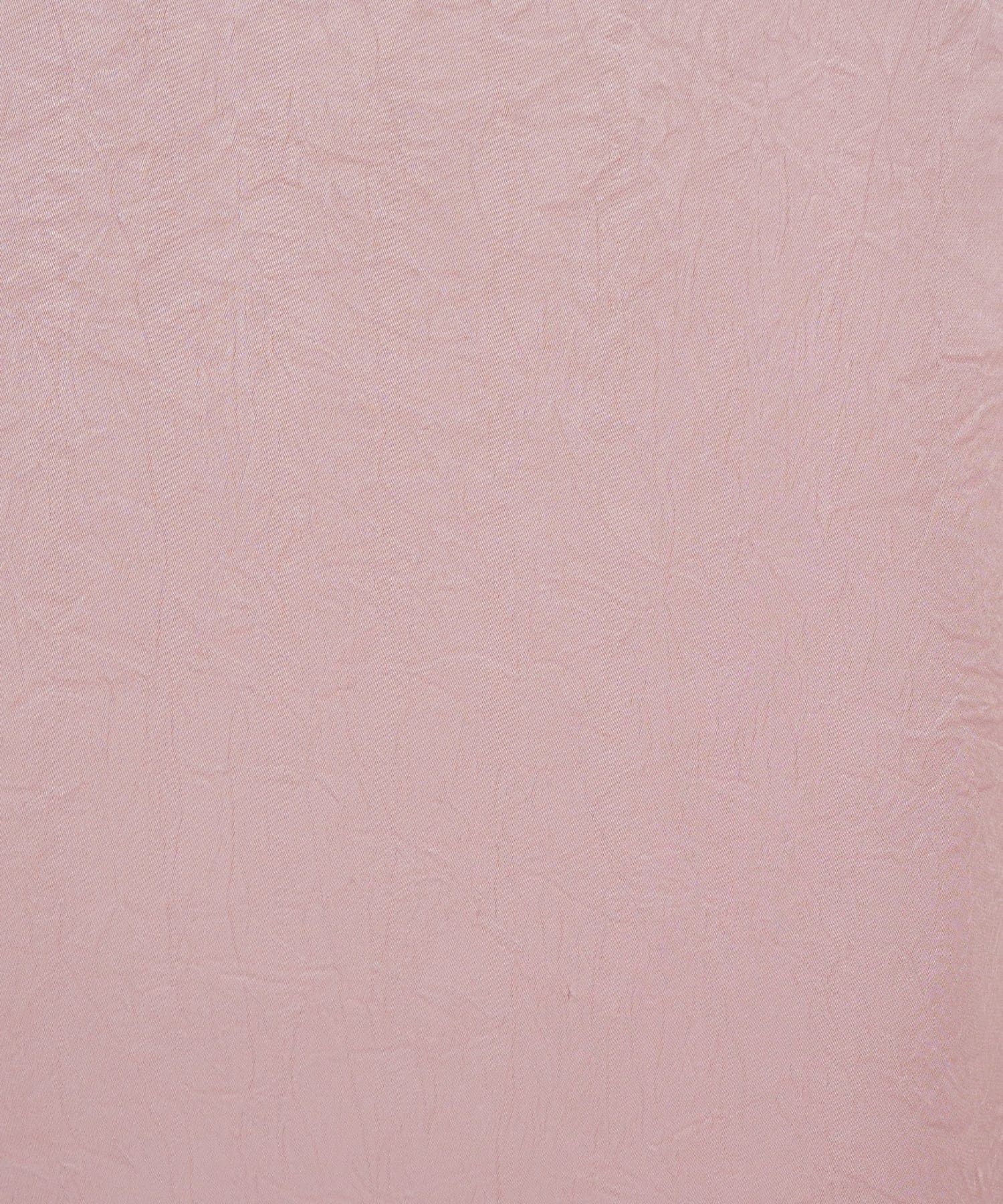 DISCOAT(ディスコート) 【WEB限定】シワ加工サテン半袖プルオーバー