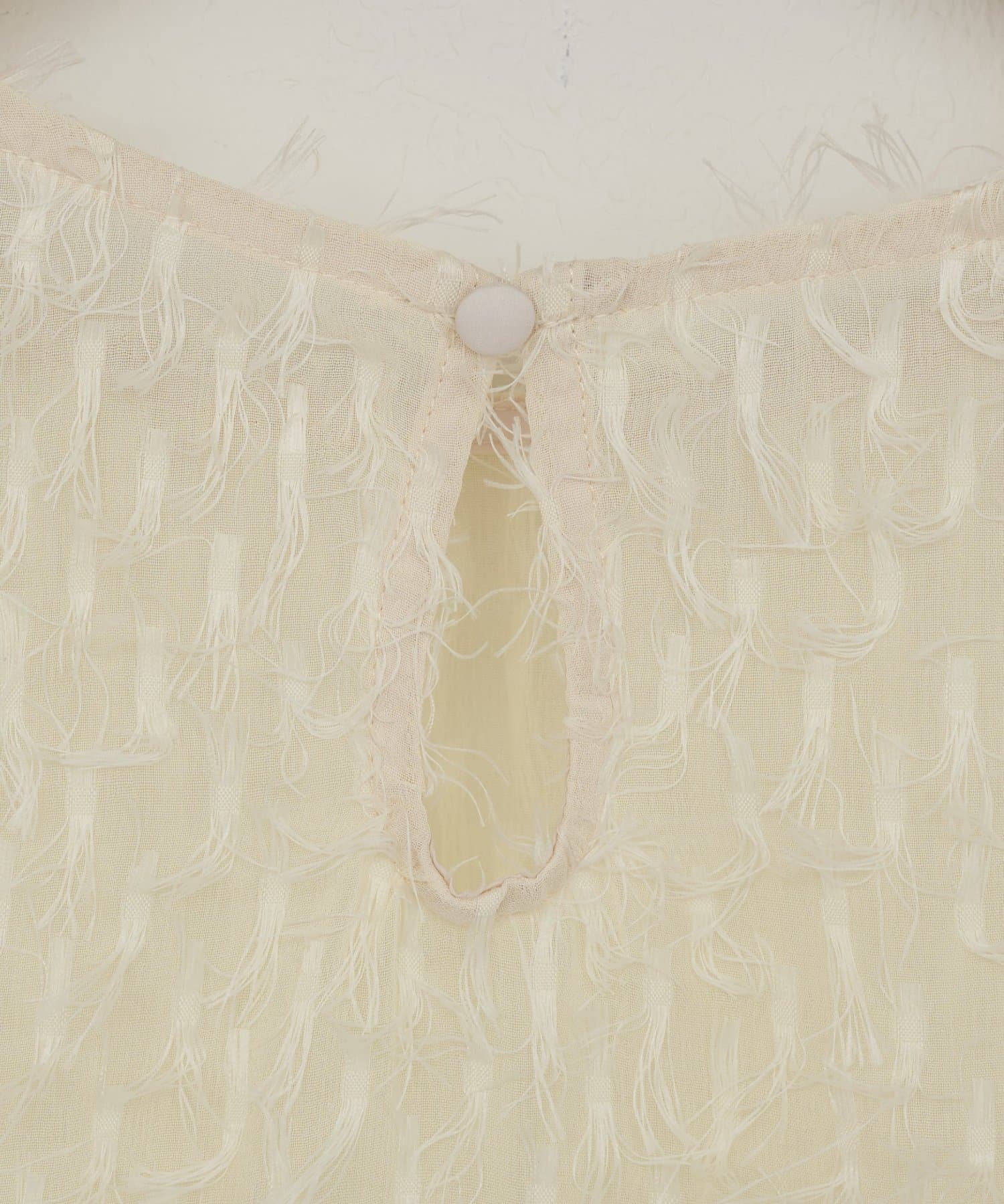 DISCOAT(ディスコート) 【WEB限定】シアーフリンジプルオーバー