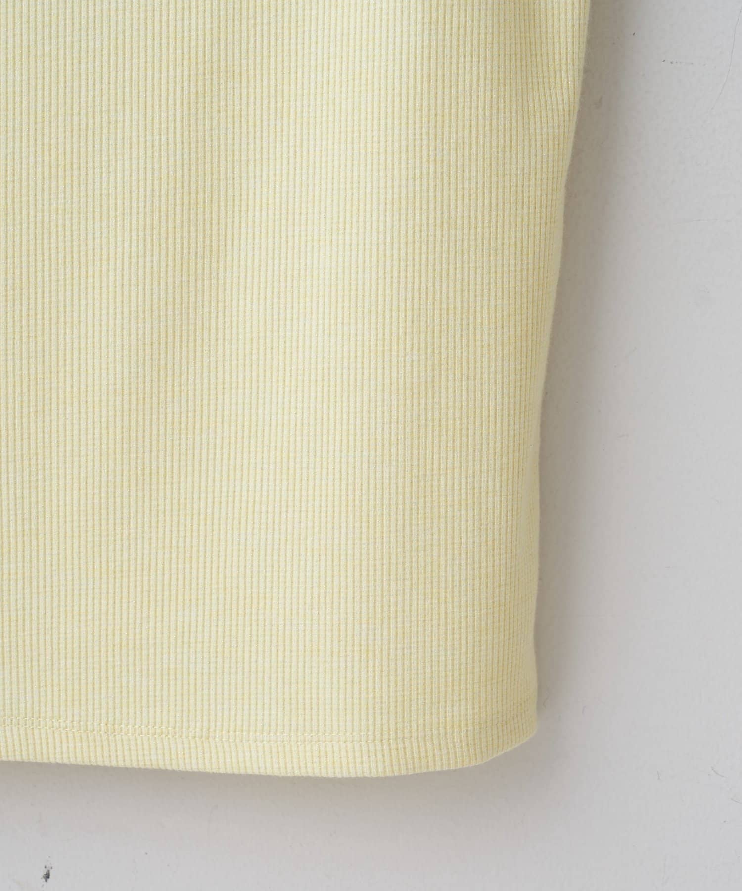 DISCOAT(ディスコート) 【WEB限定】ラメリブヘンリータンクトップ