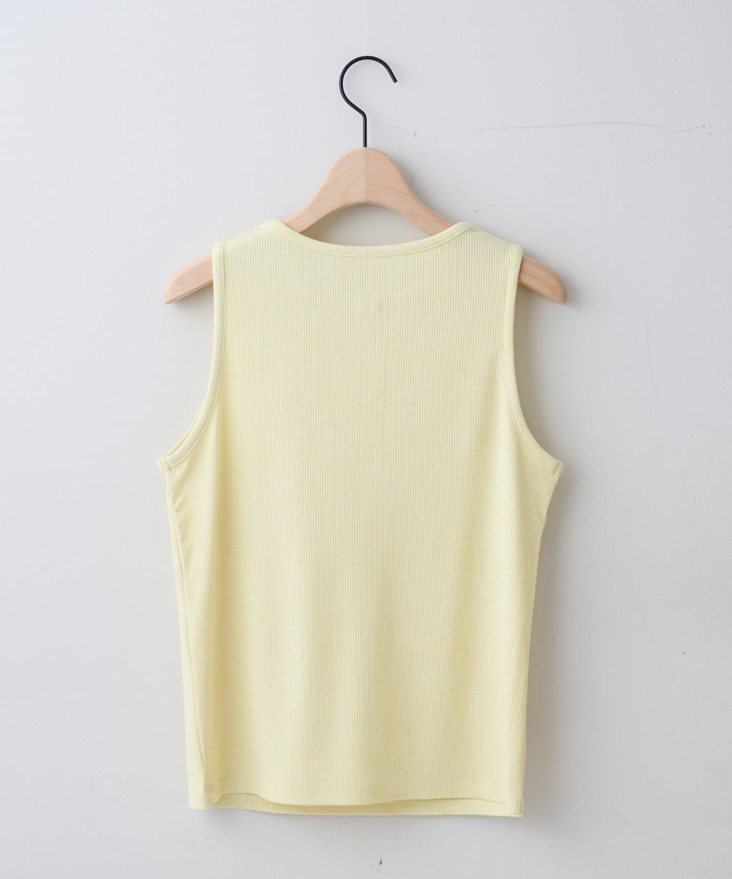 DISCOAT(ディスコート) 【WEB限定】ラメリブヘンリータンクトップ