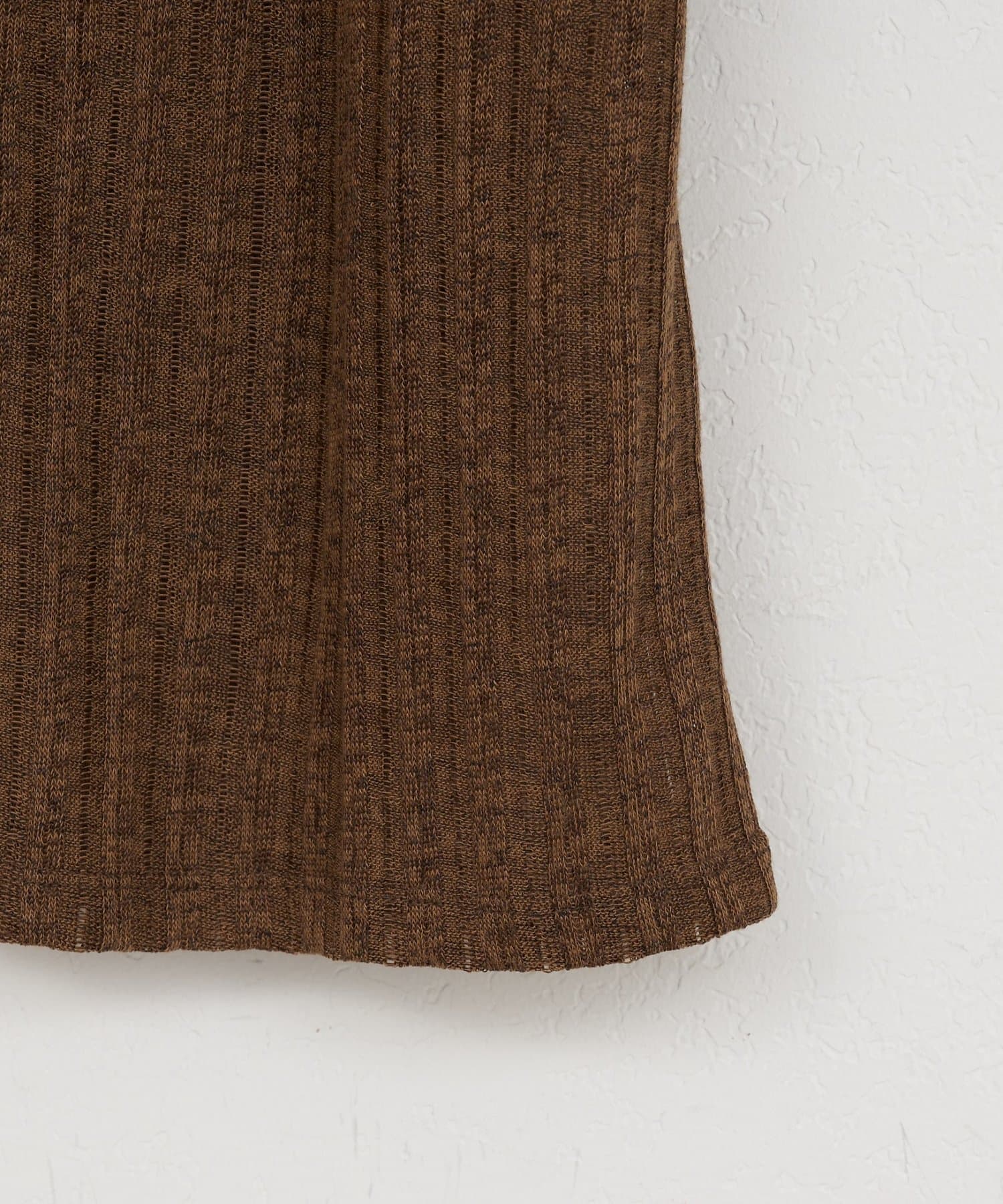 DISCOAT(ディスコート) 【WEB限定】シアー半袖カーディガン