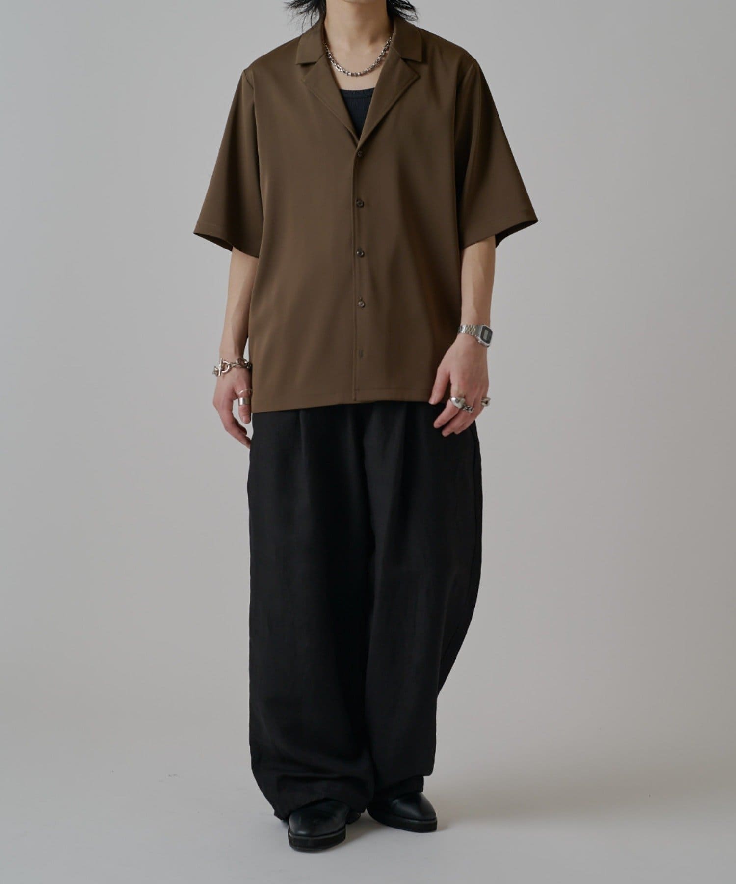 Lui's(ルイス) サテンLUXシャツジャケット