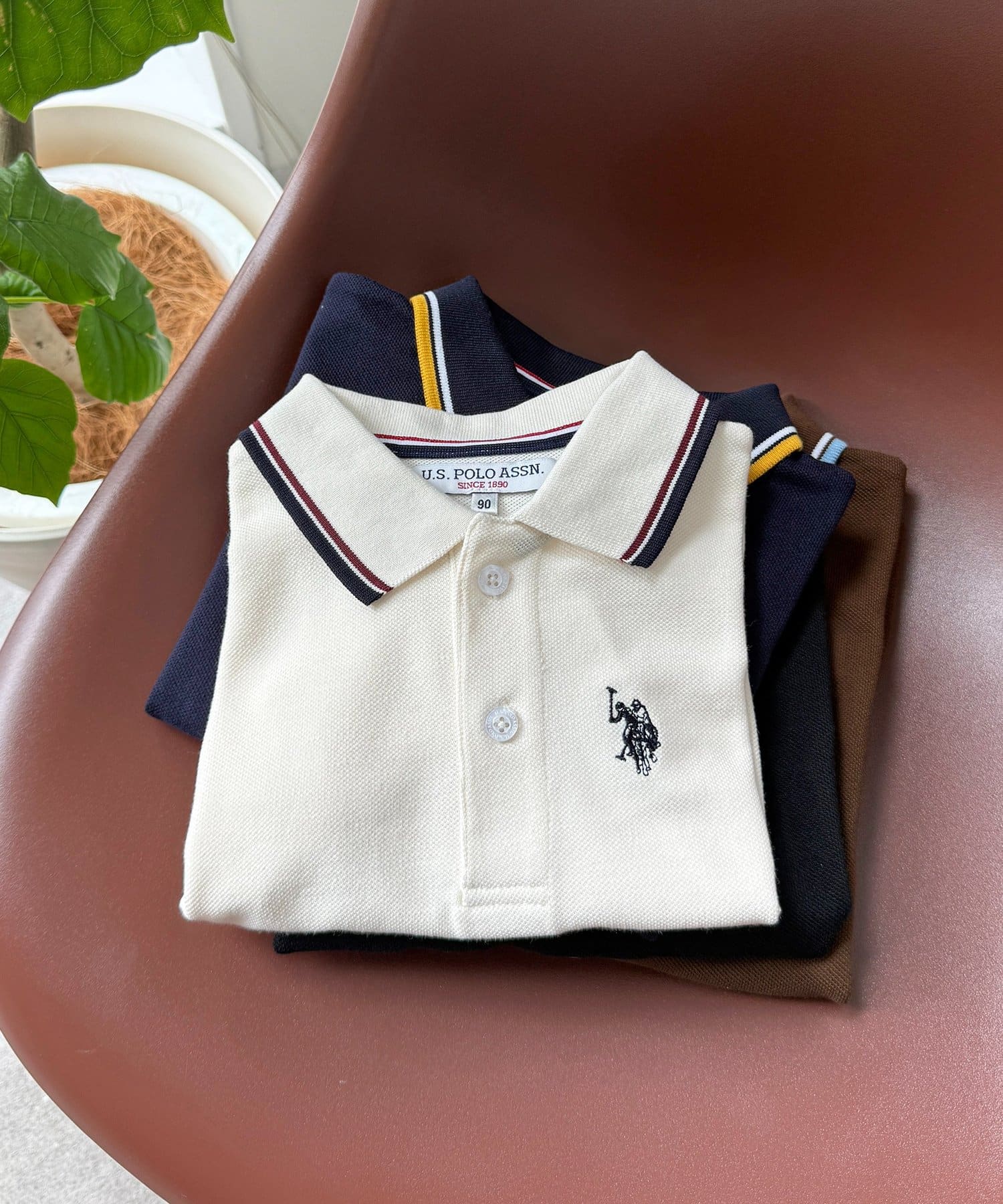 CPCM(シーピーシーエム) 【KIDS】【U.S. POLO ASSN.】鹿の子ポロ