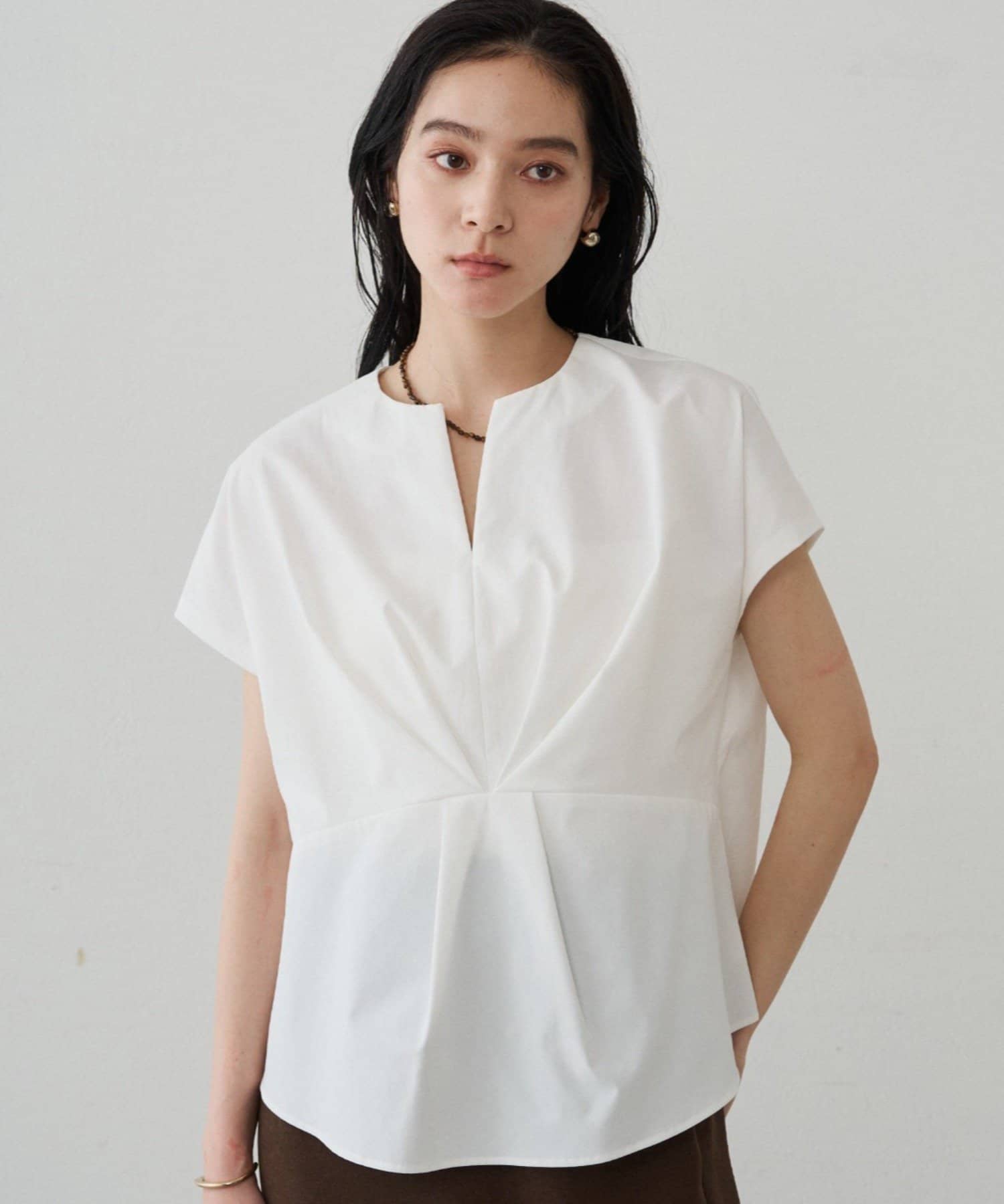 LOUNGEDRESS(ラウンジドレス) フロントタックブラウス