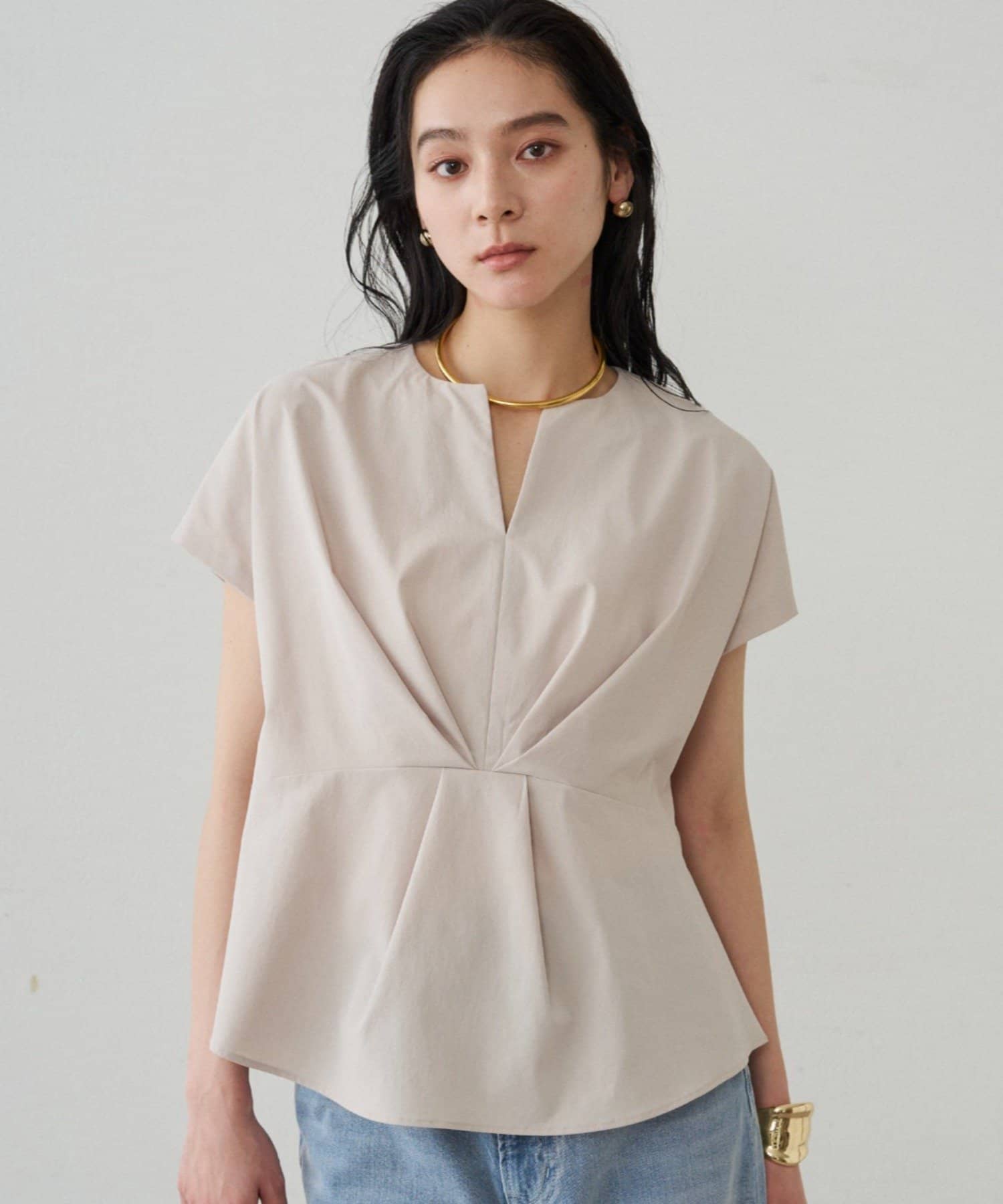 LOUNGEDRESS(ラウンジドレス) フロントタックブラウス