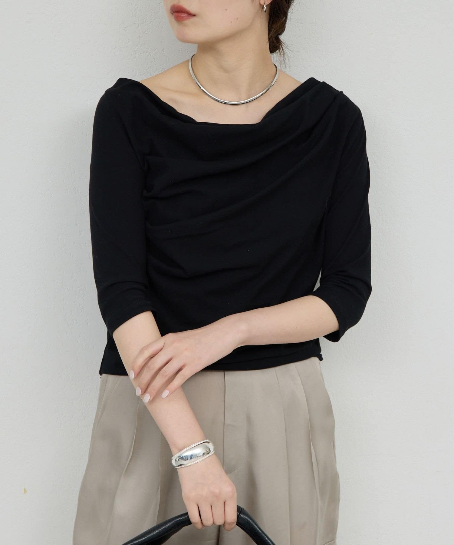 GALLARDAGALANTE(ガリャルダガランテ) 【2WAY】ハーフスリーブカットソー