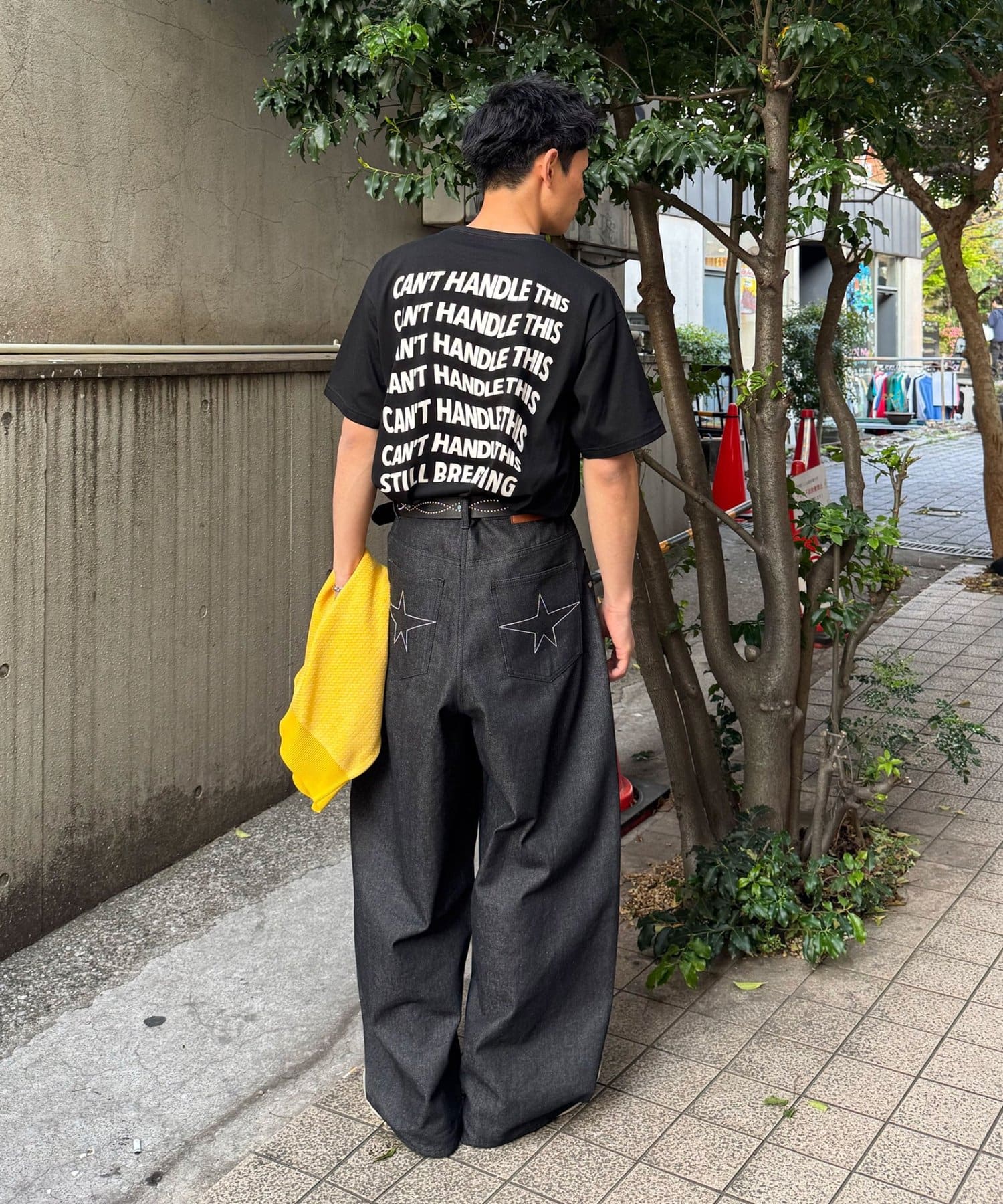 CIAOPANIC(チャオパニック) スター刺繍スタッズデニムパンツ