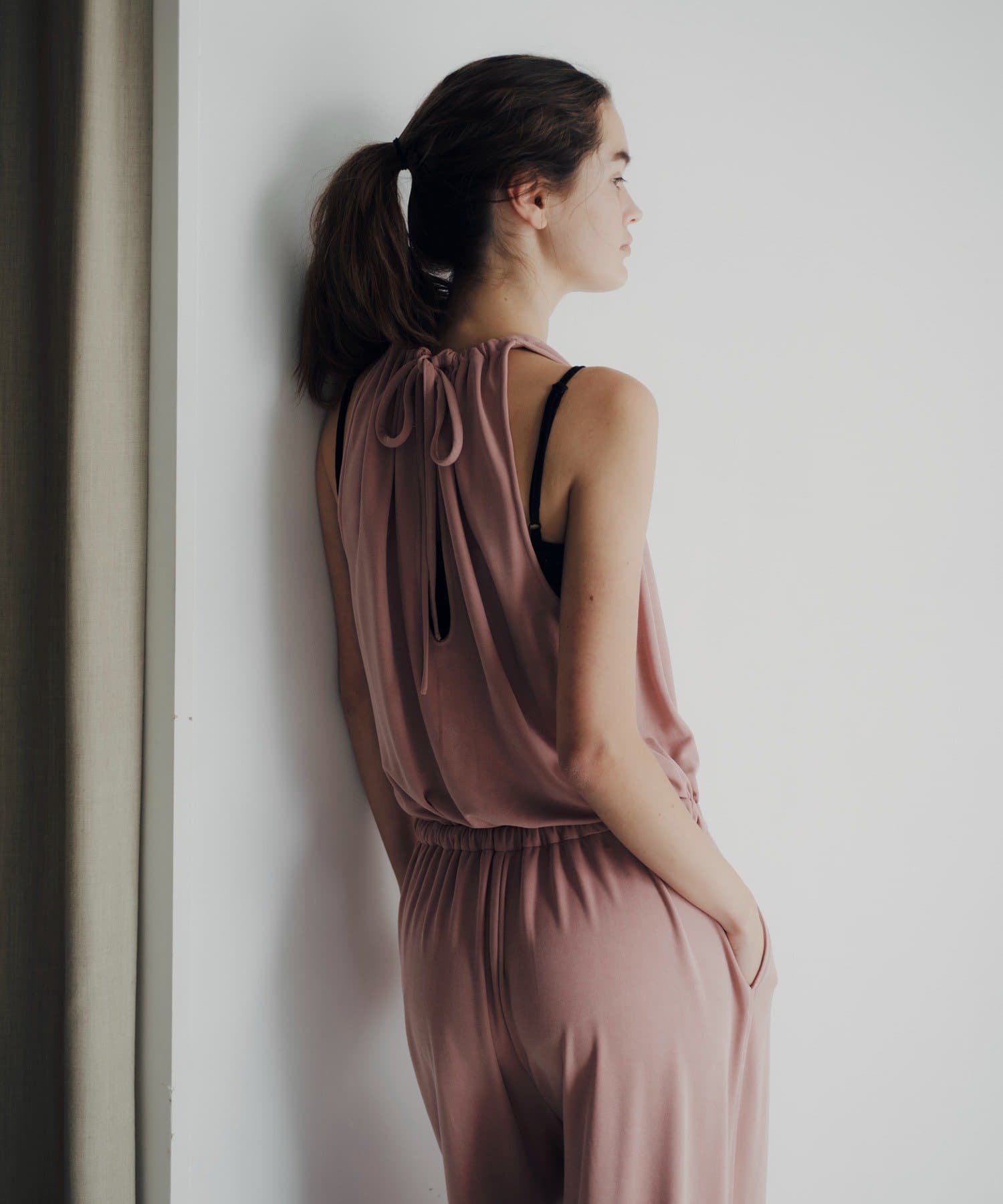 Pasterip(パセリ) Easy drawstring jumpsuit