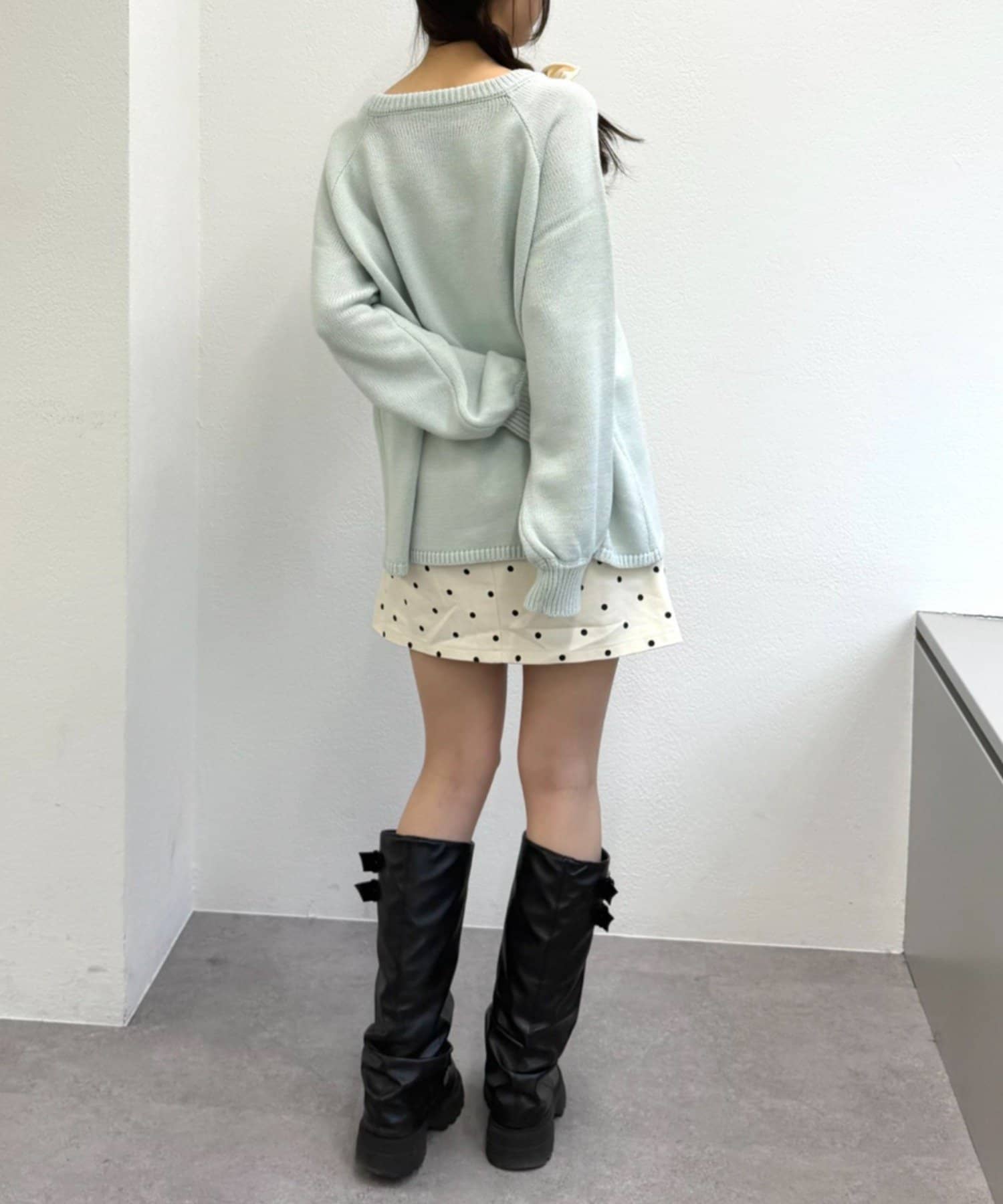 OUTLET(アウトレット) 【w closet】星条旗ニット