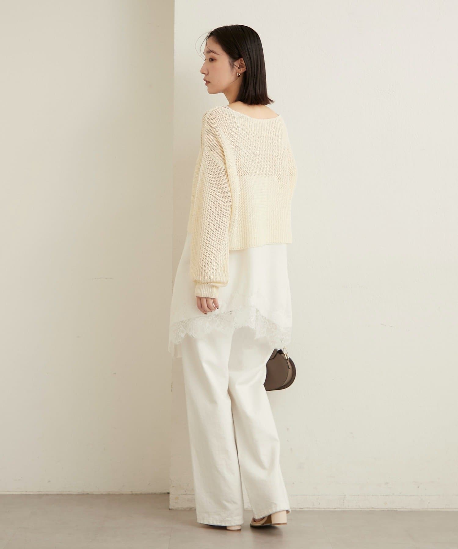 OUTLET(アウトレット) 【Omekashi】ダメージデニムパンツ