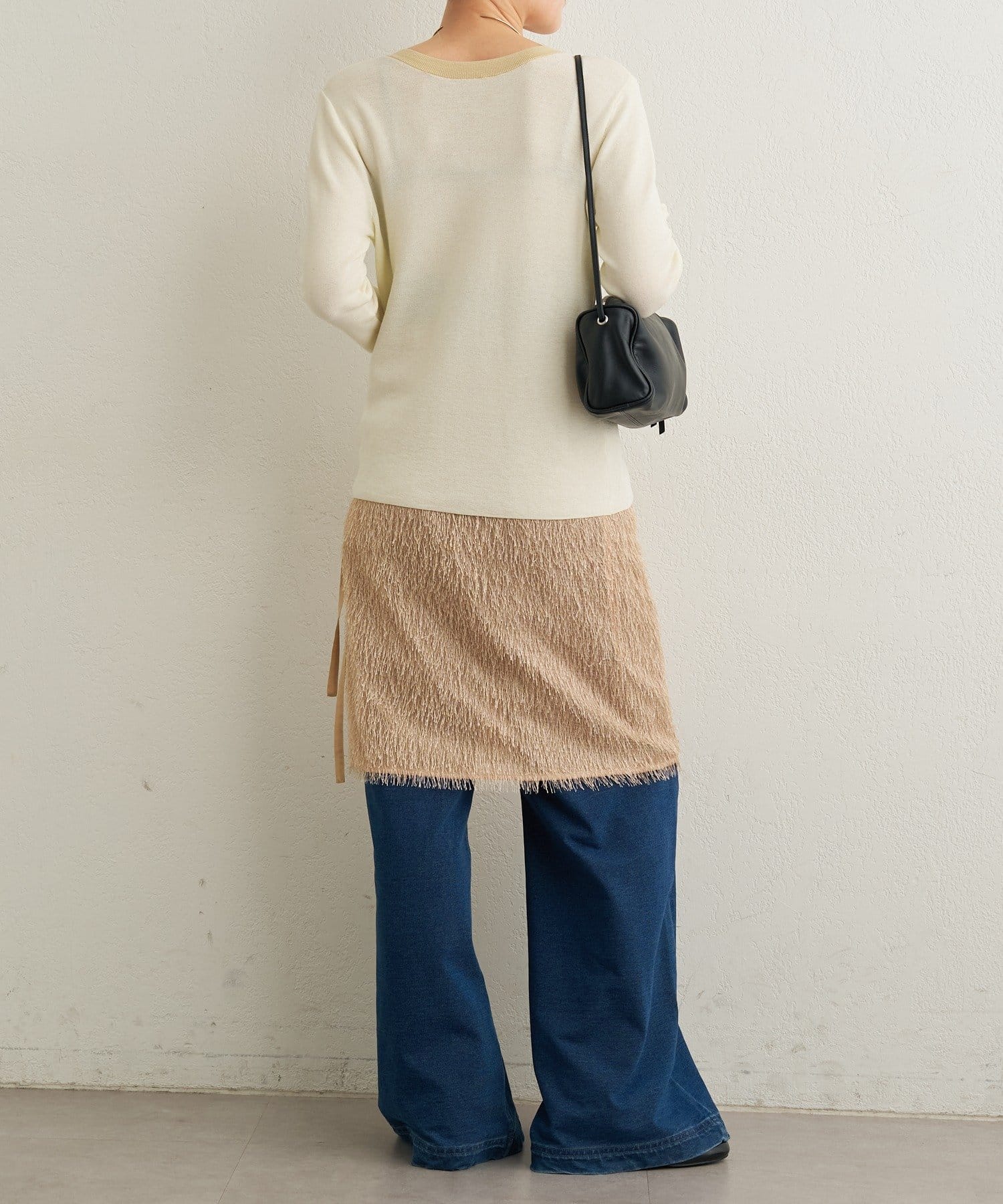 OUTLET(アウトレット) 【Omekashi】フリンジスカート