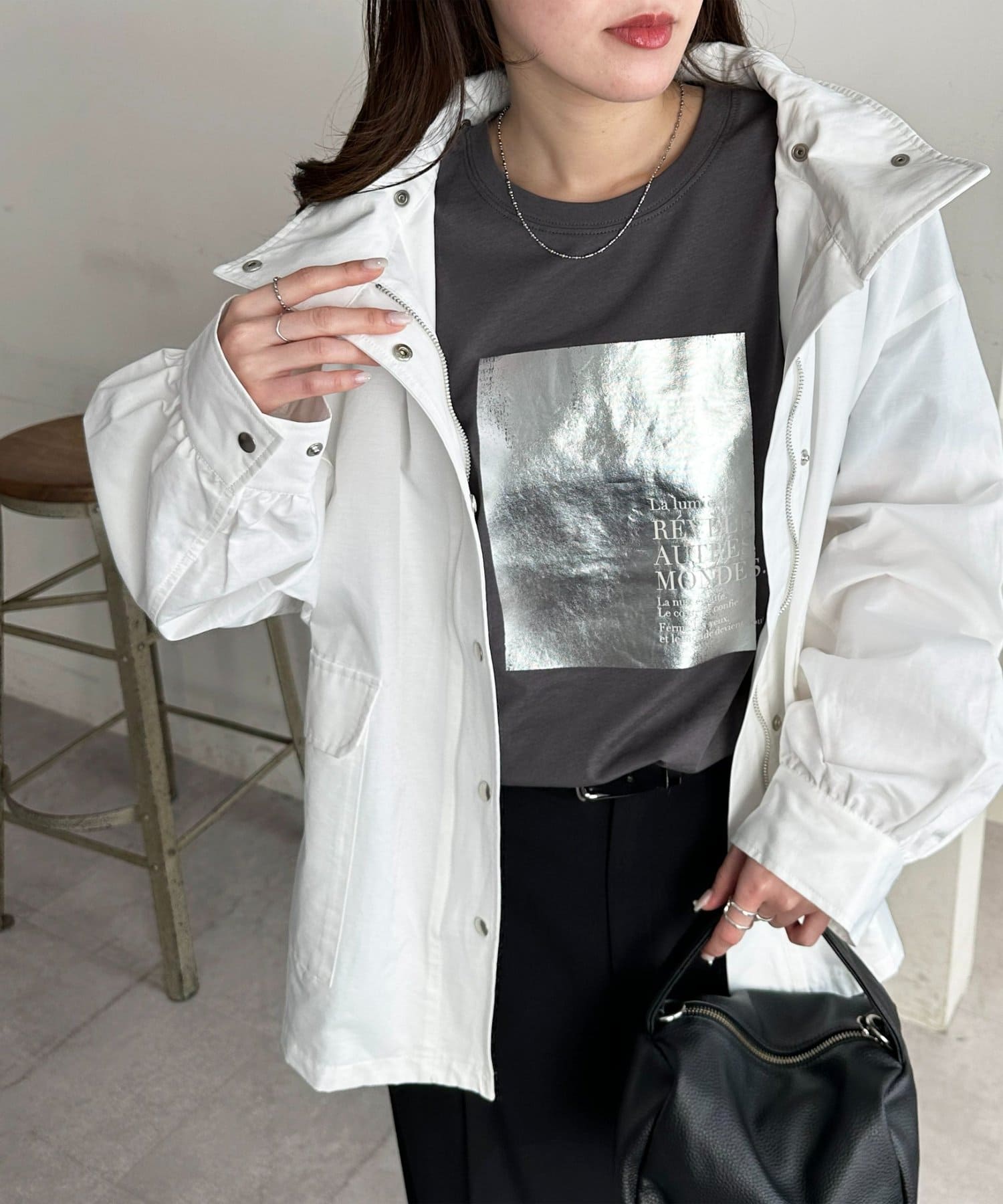 OUTLET(アウトレット) 【Discoat】2WAYフーディーブルゾン