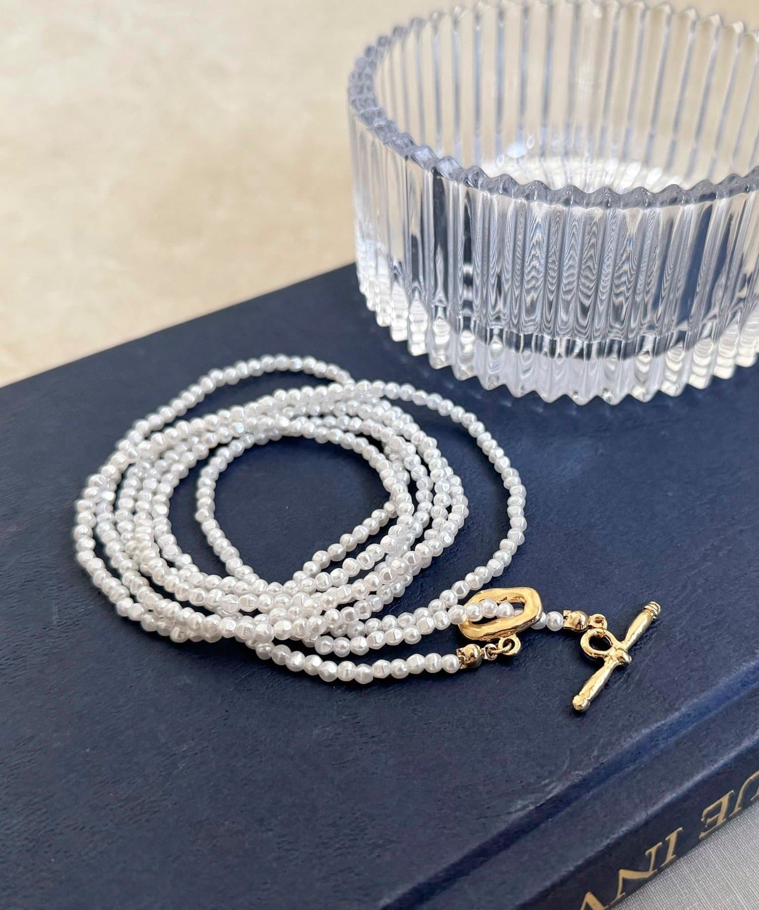 FREDY & GLOSTER(フレディ アンド グロスター) 小粒ビーズマンテルマルチネックレス