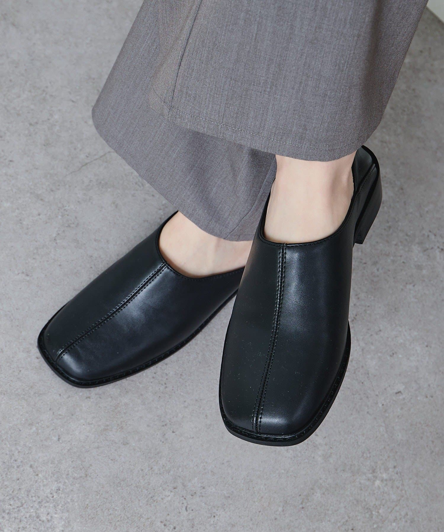 PUAL CE CIN(ピュアルセシン) スリッポンシューズ