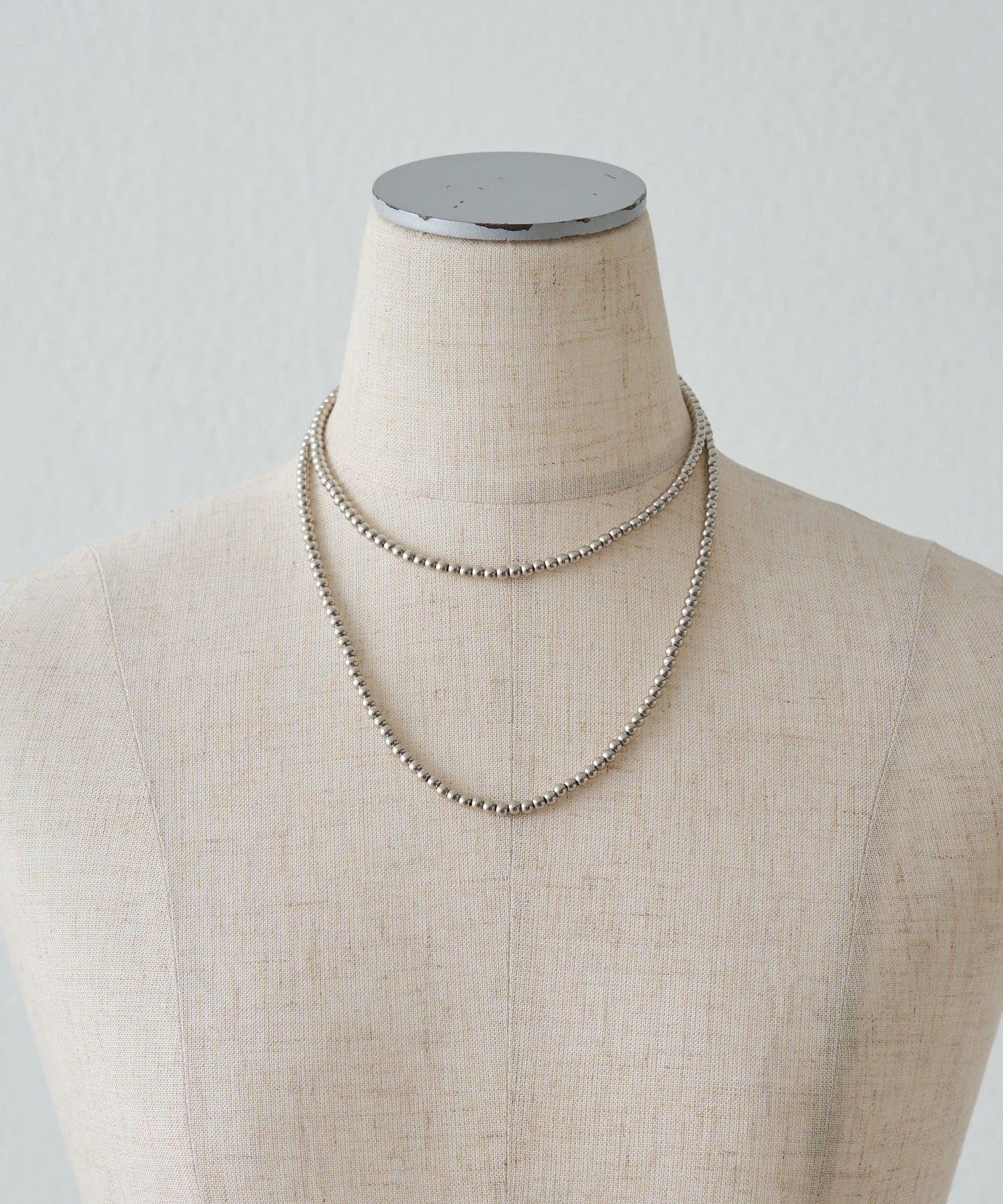 PUAL CE CIN(ピュアルセシン) 2WAYボールチェーンネックレス