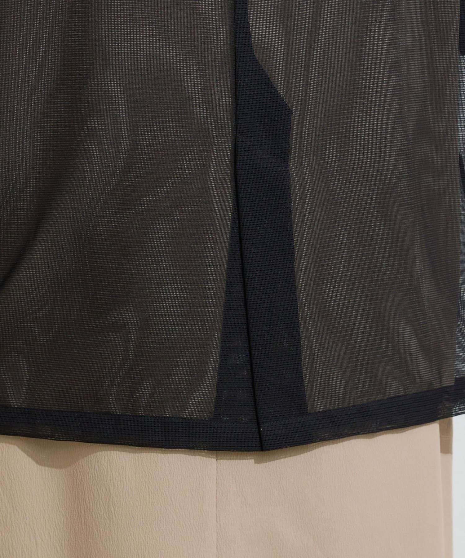 natural couture(ナチュラルクチュール) 〈ako〉半袖メッシュジャケット