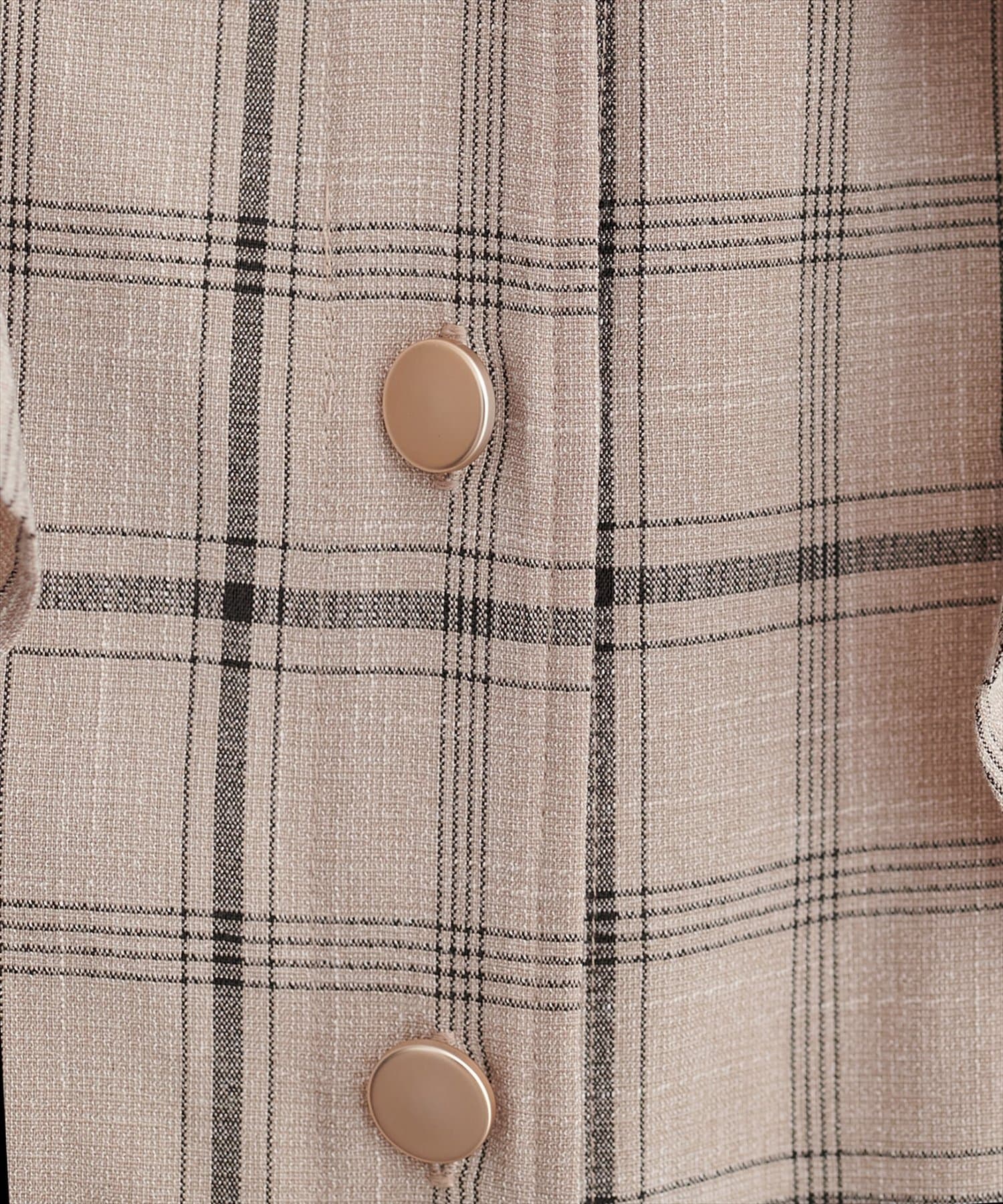 natural couture(ナチュラルクチュール) 〈canami〉配色ステッチラッフル袖ワンピース