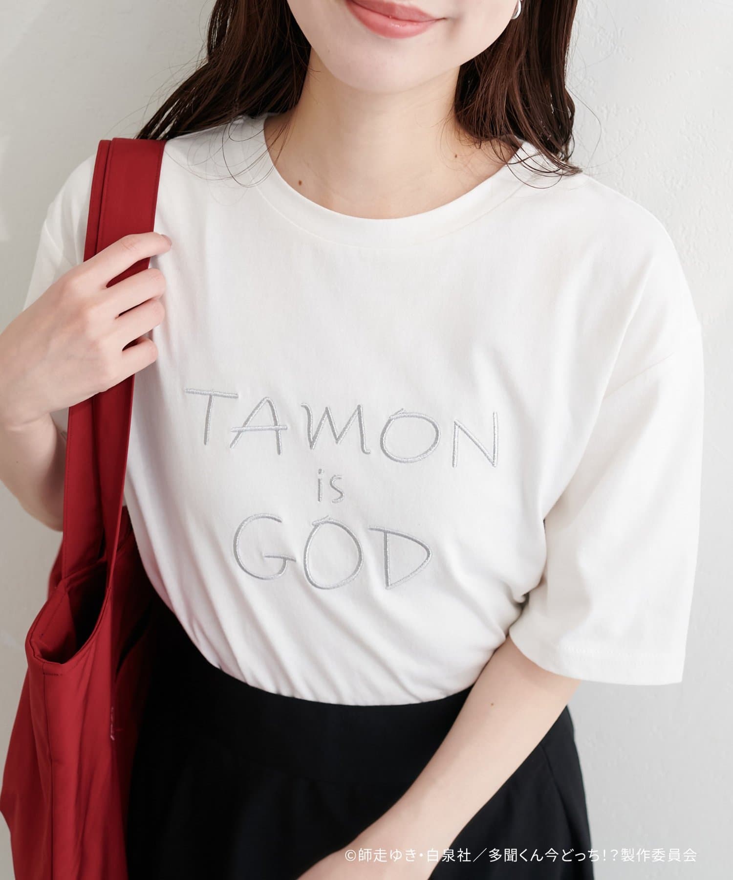 natural couture(ナチュラルクチュール) 〈多聞くん今どっち！？コラボ〉アソートモチーフT