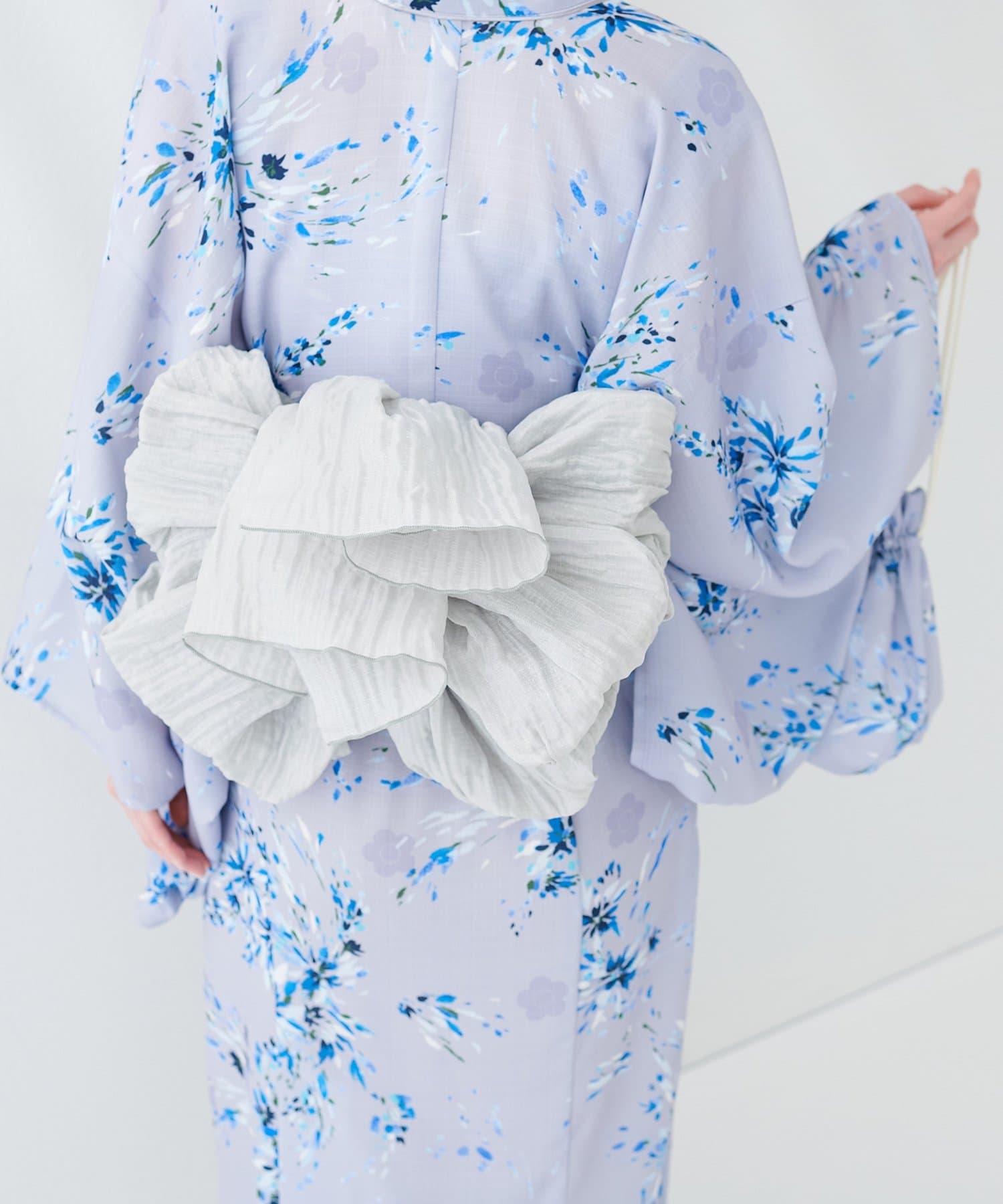natural couture(ナチュラルクチュール) ラメしわ兵児帯