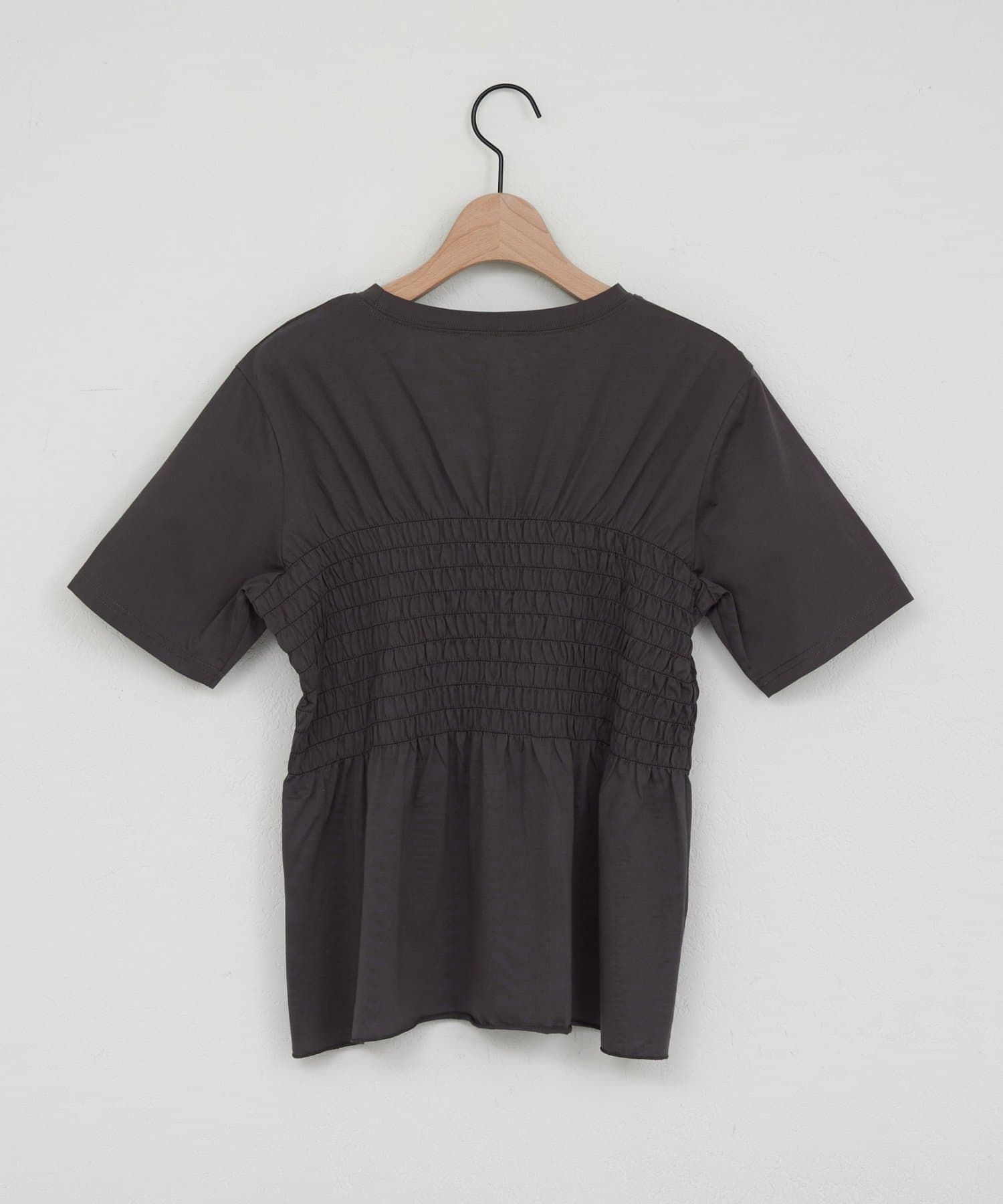 DISCOAT(ディスコート) シャーリングロゴTシャツ