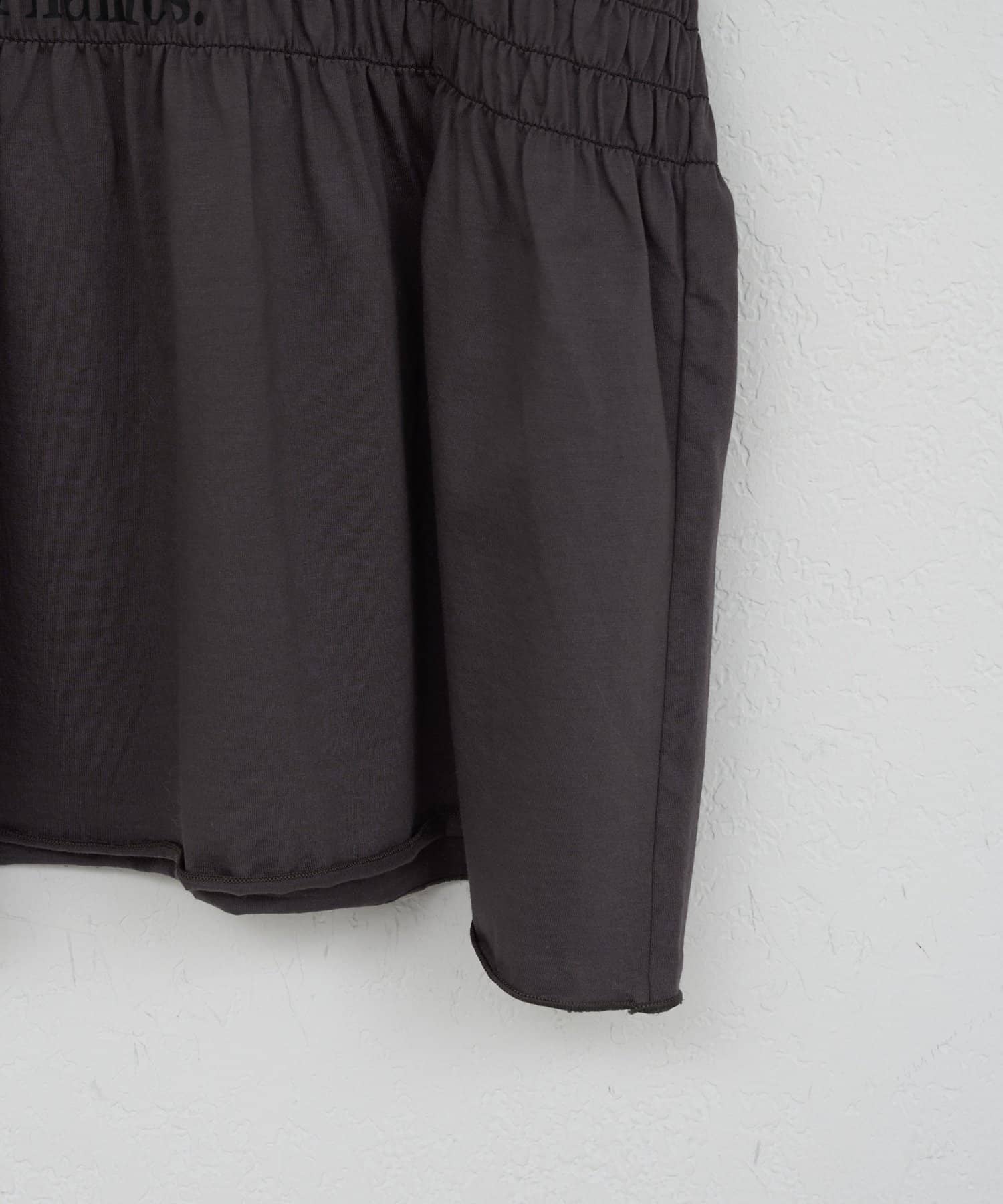 DISCOAT(ディスコート) シャーリングロゴTシャツ