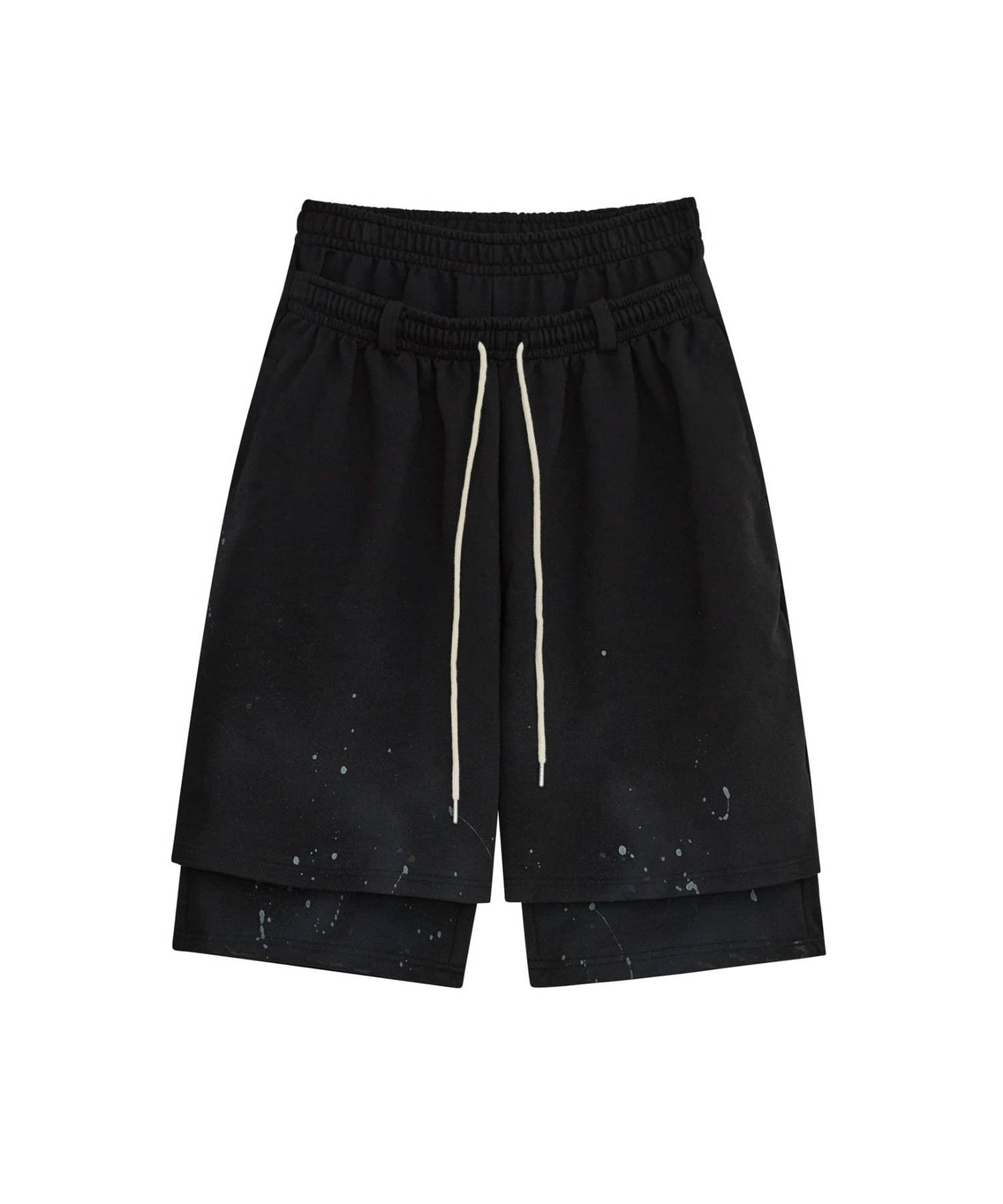 CIAOPANIC(チャオパニック) 【DEFGARMENTS/デフガーメンツ】PAINTING BRUSHED BURMUDA SHORTS