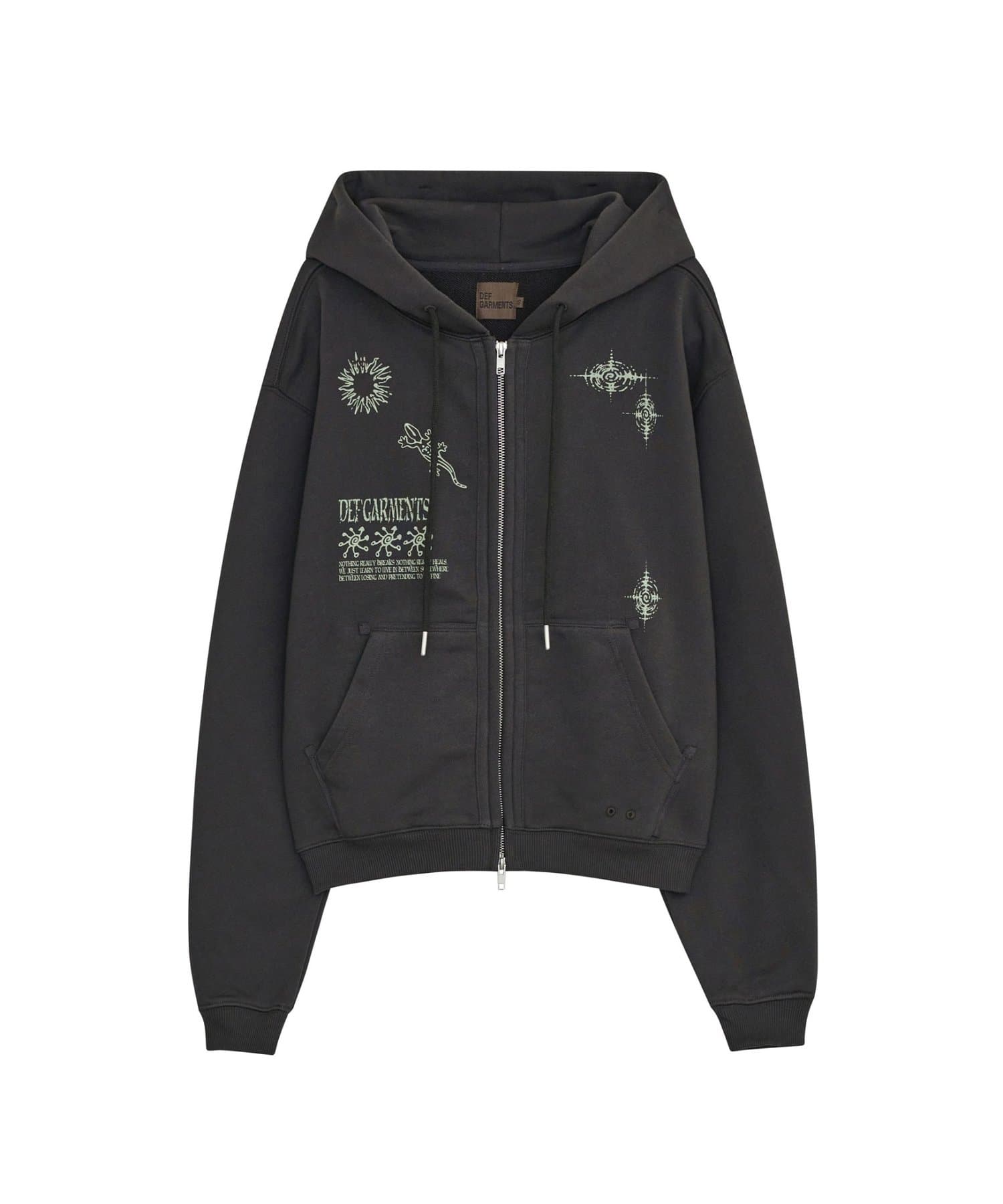 CIAOPANIC(チャオパニック) 【DEFGARMENTS/デフガーメンツ】LIZARD DOODLE HOOD ZIP UP