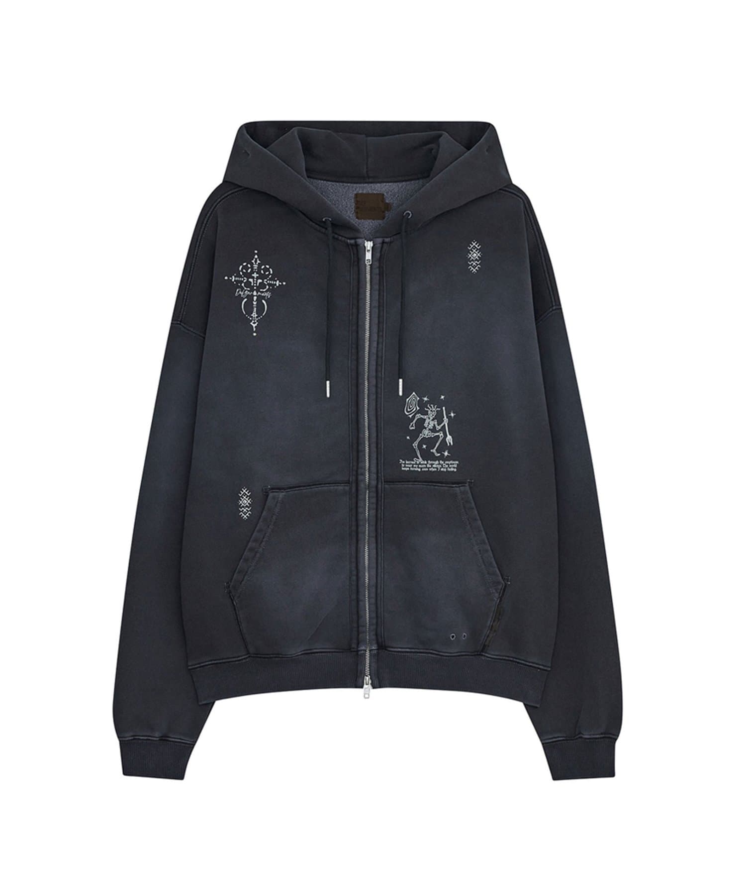 CIAOPANIC(チャオパニック) 【DEFGARMENTS/デフガーメンツ】LIZARD DOODLE HOOD ZIP UP