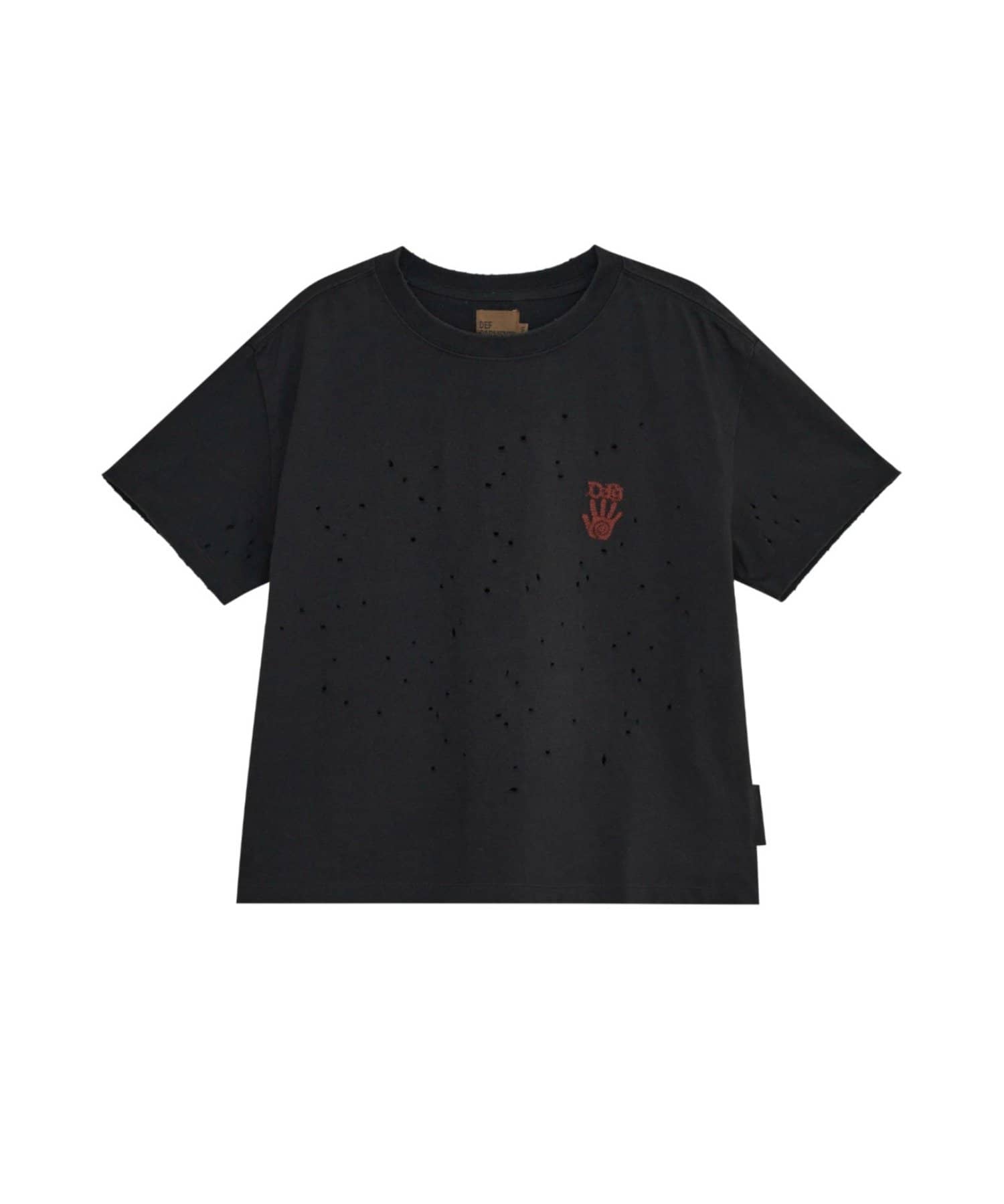 CIAOPANIC(チャオパニック) 【DEFGARMENTS/デフガーメンツ】FINGERPRINT DEMAGED T-SHIRTS
