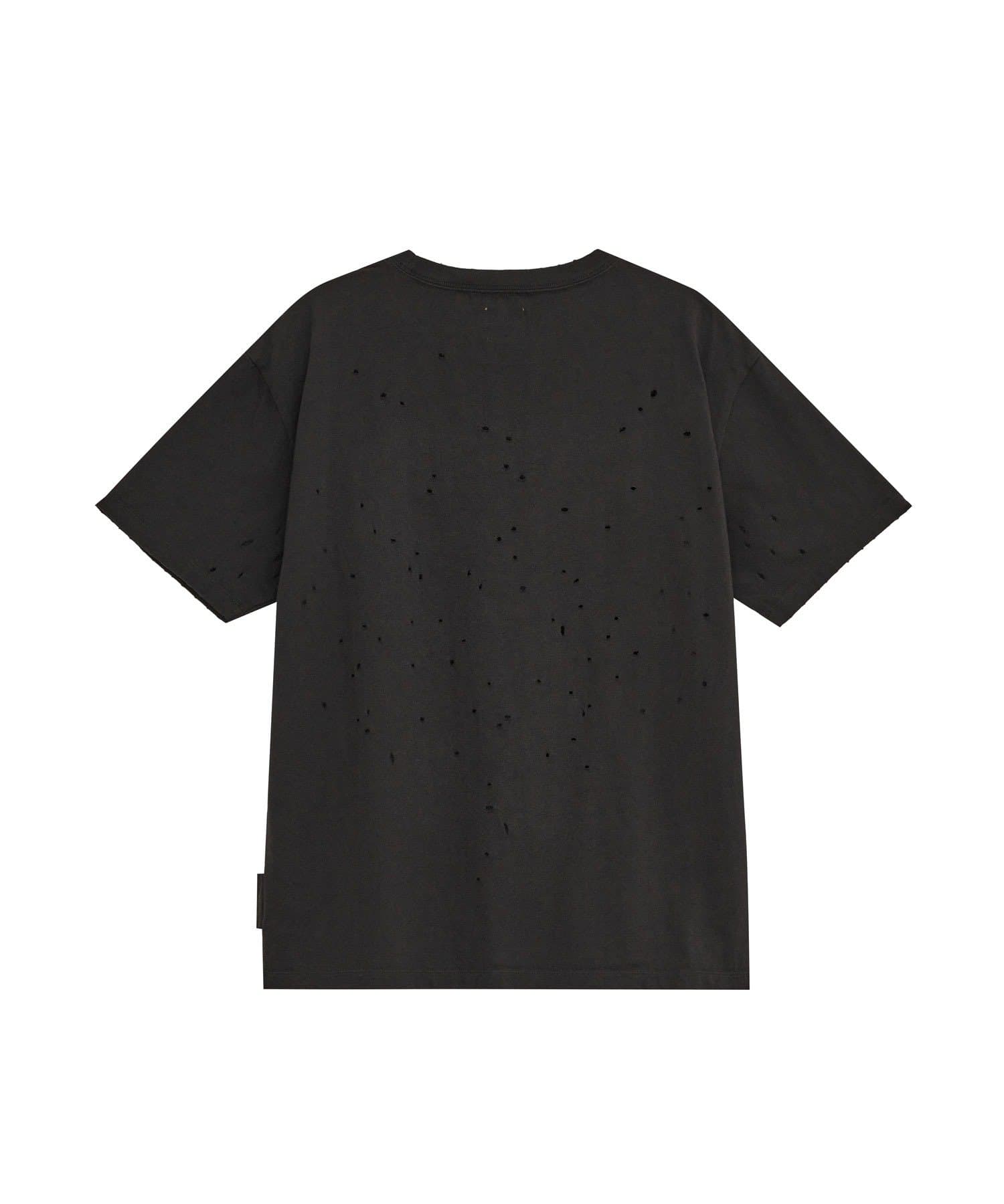 CIAOPANIC(チャオパニック) 【DEFGARMENTS/デフガーメンツ】GRUNGE TEXT DEMAGED T-SHIRTS