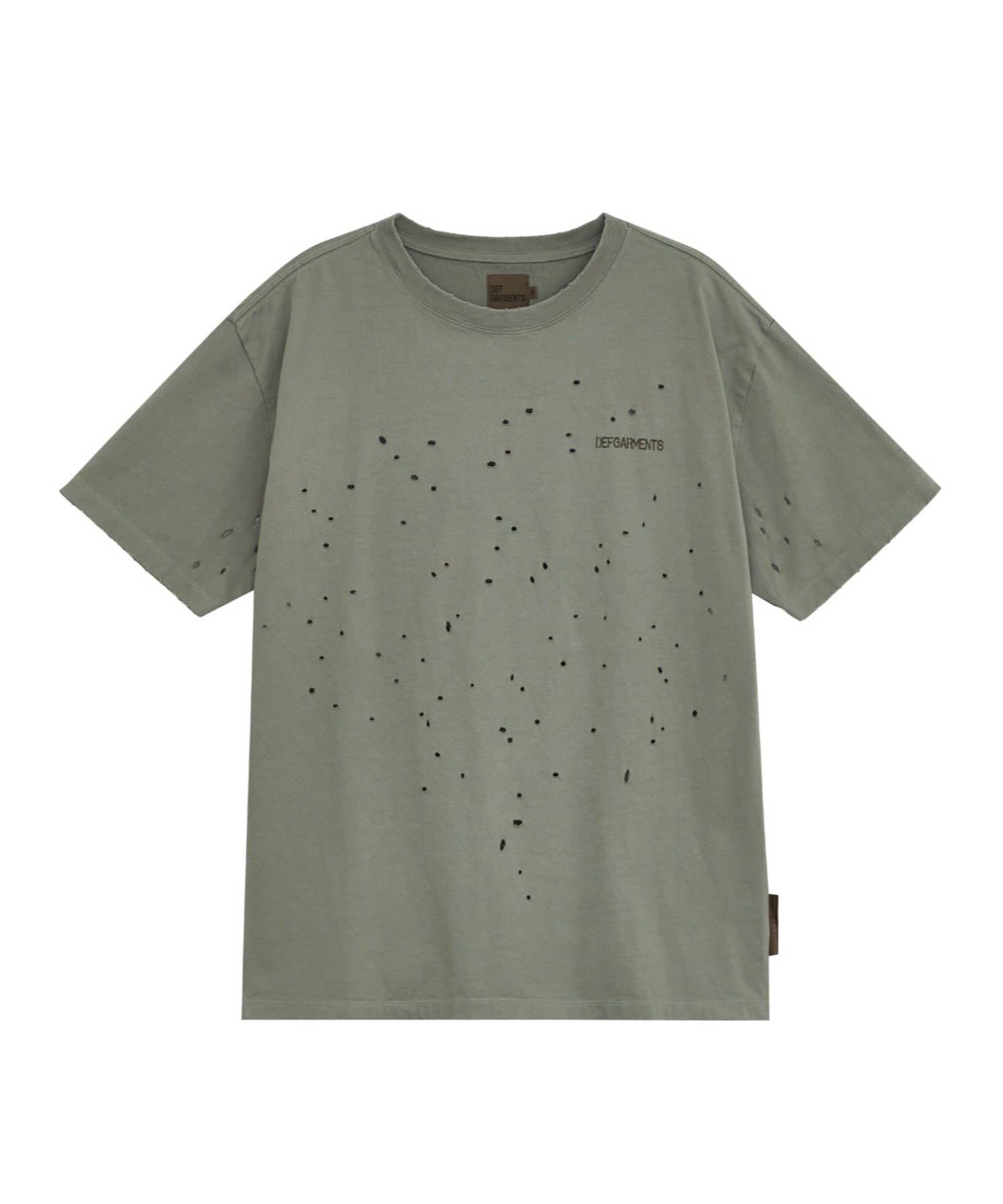 CIAOPANIC(チャオパニック) 【DEFGARMENTS/デフガーメンツ】SPIRAL LIZARD DEMAGED T-SHIRTS