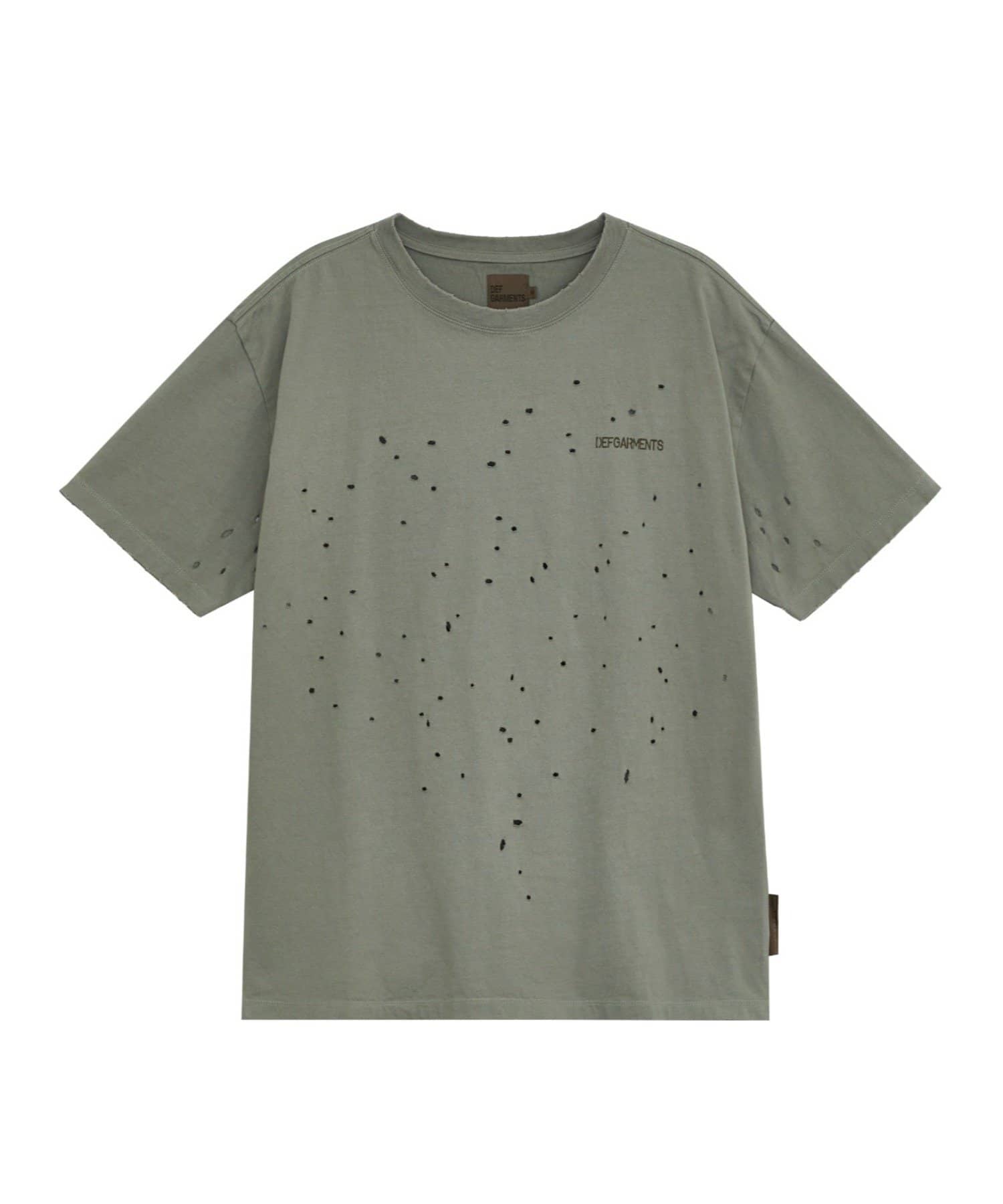 CIAOPANIC(チャオパニック) 【DEFGARMENTS/デフガーメンツ】SPIRAL LIZARD DEMAGED T-SHIRTS