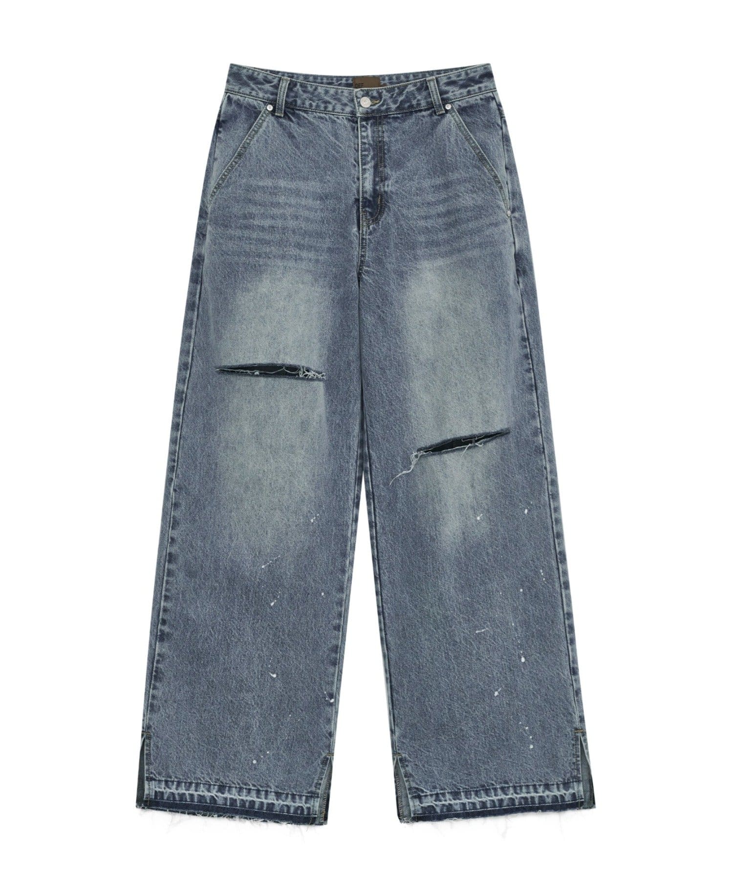 CIAOPANIC(チャオパニック) 【DEFGARMENTS/デフガーメンツ】WASHED BUCKLE DENIM PANTS
