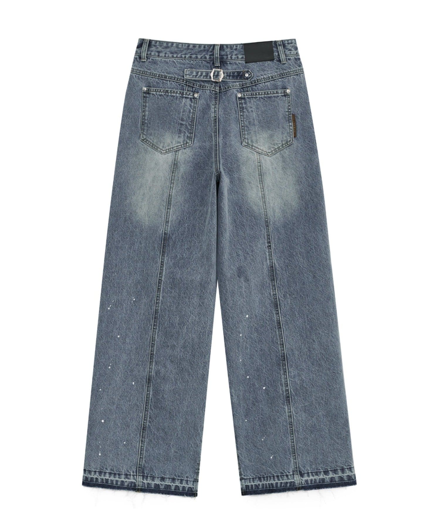 CIAOPANIC(チャオパニック) 【DEFGARMENTS/デフガーメンツ】WASHED BUCKLE DENIM PANTS