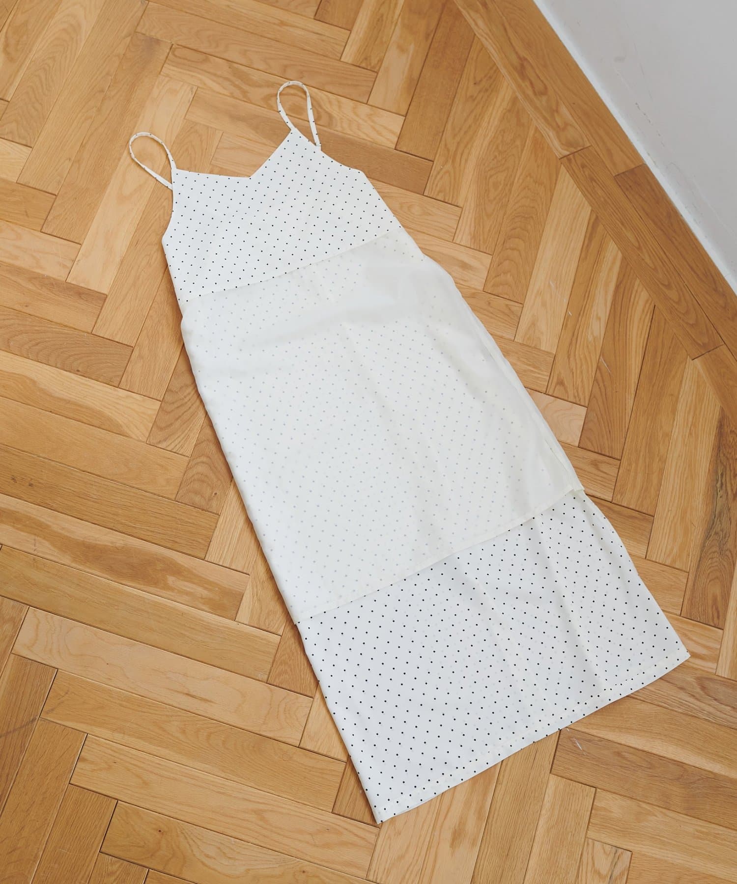 DISCOAT(ディスコート) 【WEB限定】マキシキャミドットワンピース