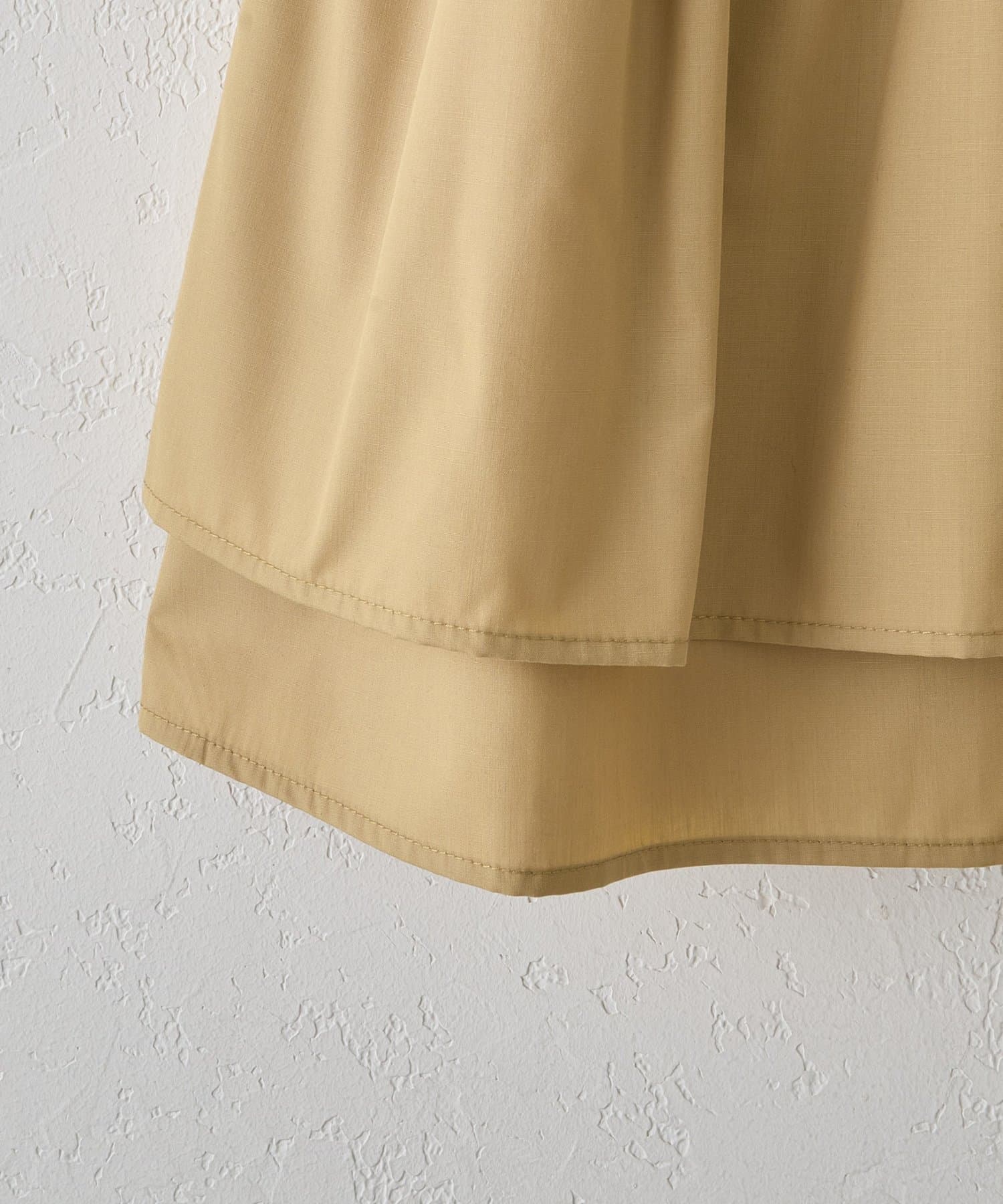 DISCOAT(ディスコート) 【WEB限定 】ティアードノースリーブシャツ