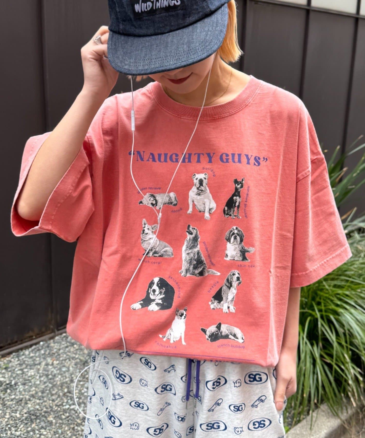 CIAOPANIC TYPY(チャオパニックティピー) 【SOUNDS GOOOOD】パウダー犬ロゴプリントTEE