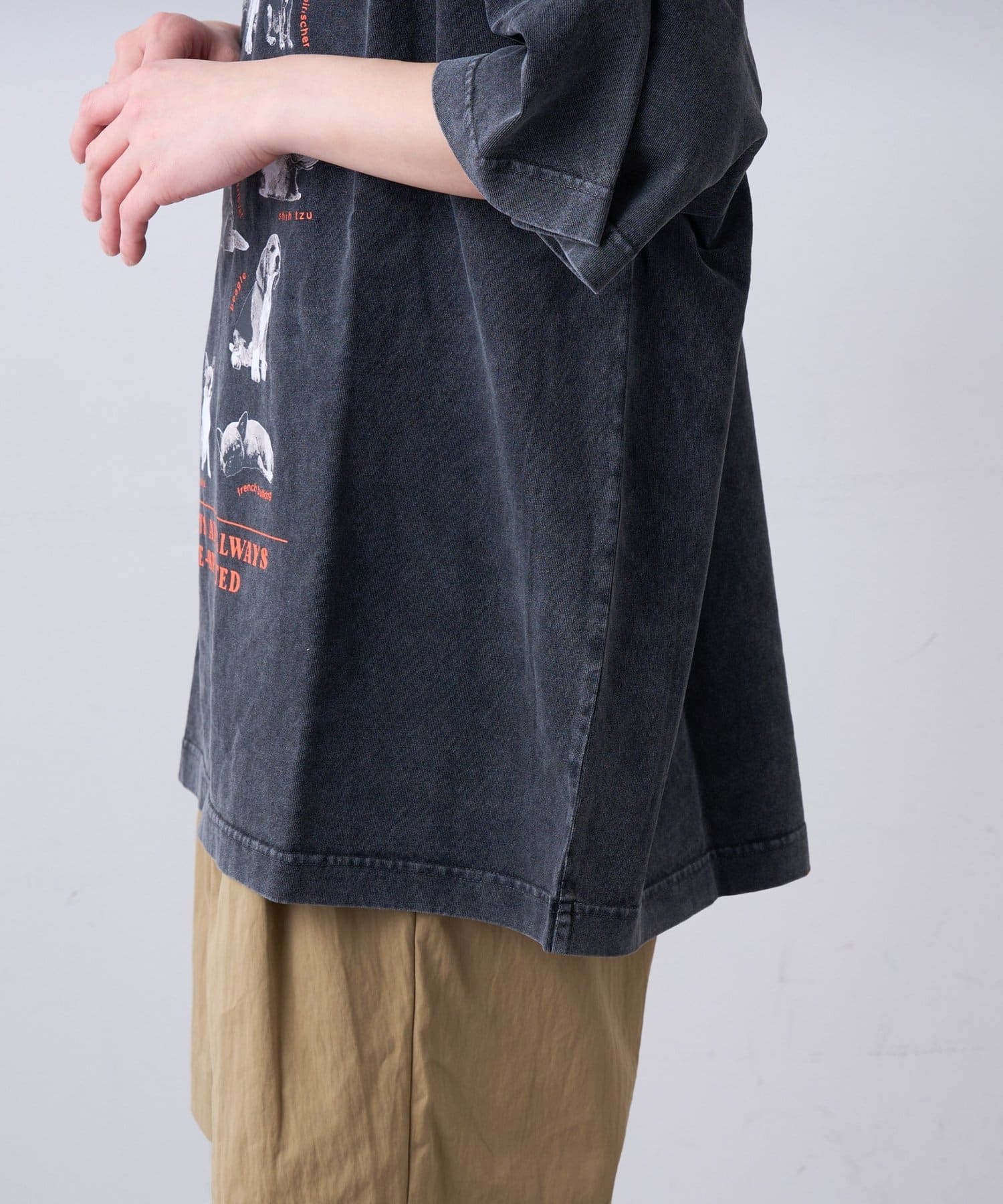 CIAOPANIC TYPY(チャオパニックティピー) 【SOUNDS GOOOOD】パウダー犬ロゴプリントTEE