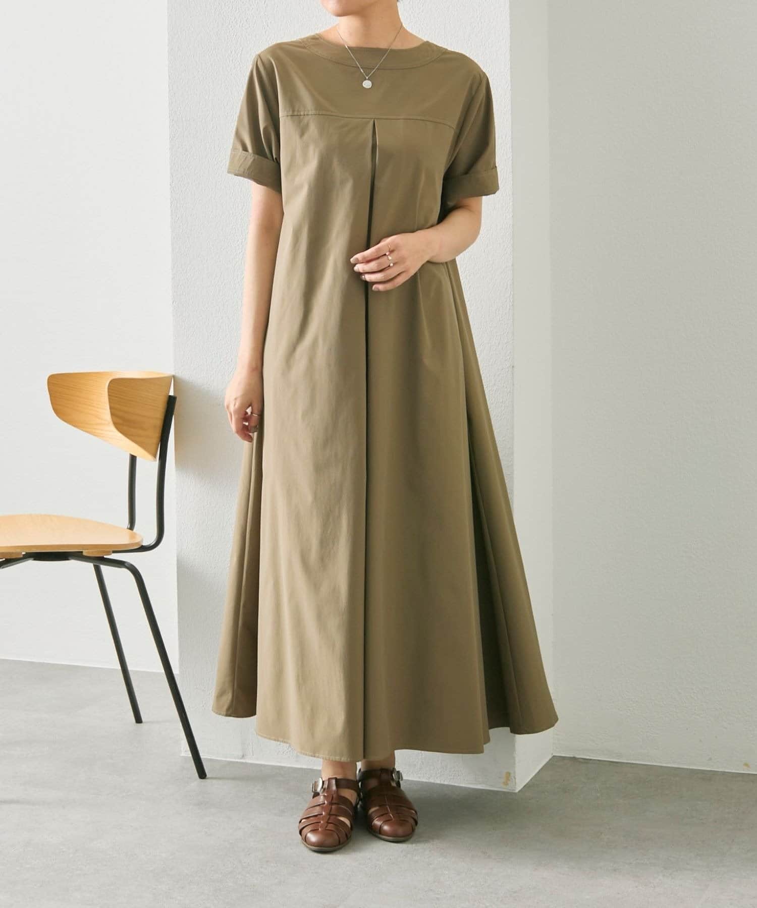 ear PAPILLONNER(イア パピヨネ) 《UVカットUPF50＋/紫外線遮蔽率94%/接触冷感/吸水速乾》前後ワンピース【SUM1 STYLE(スミスタイル)】