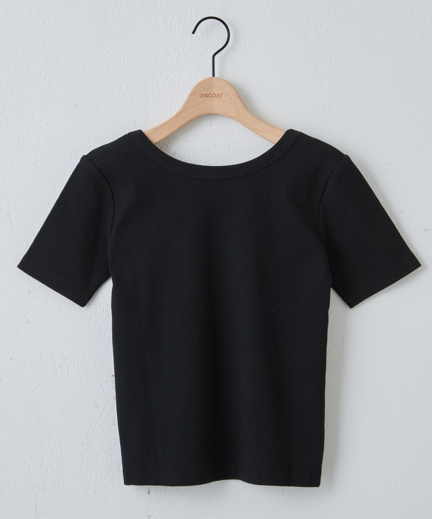 DISCOAT(ディスコート) 【WEB限定】Uネック半袖Tシャツ