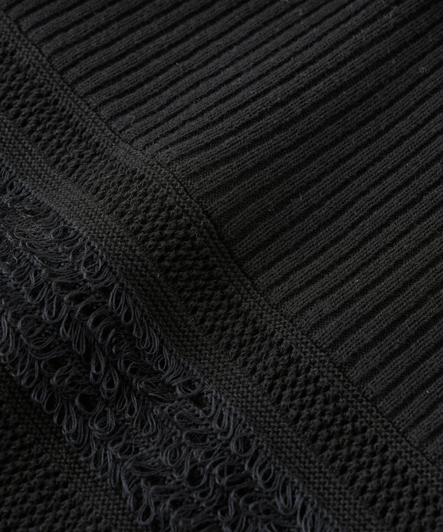 RIVE DROITE(リヴドロワ) 予約【セットアップ対応可】フリンジボーダーニットスカート