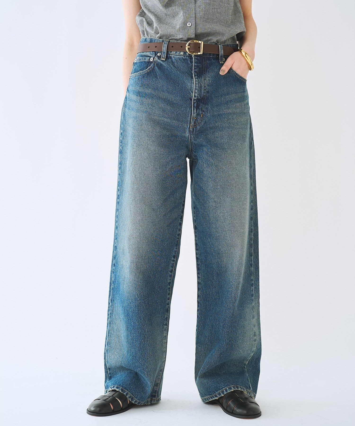 Whim Gazette(ウィム ガゼット) 【GEMINI】ストレートDENIMパンツ