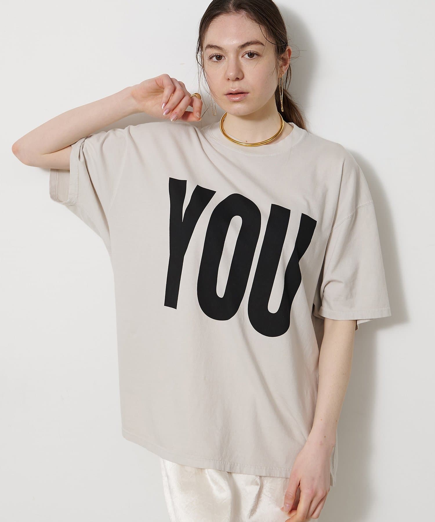 Whim Gazette(ウィム ガゼット) 【KATHARINE HAMNETT】別注YOU Tシャツ