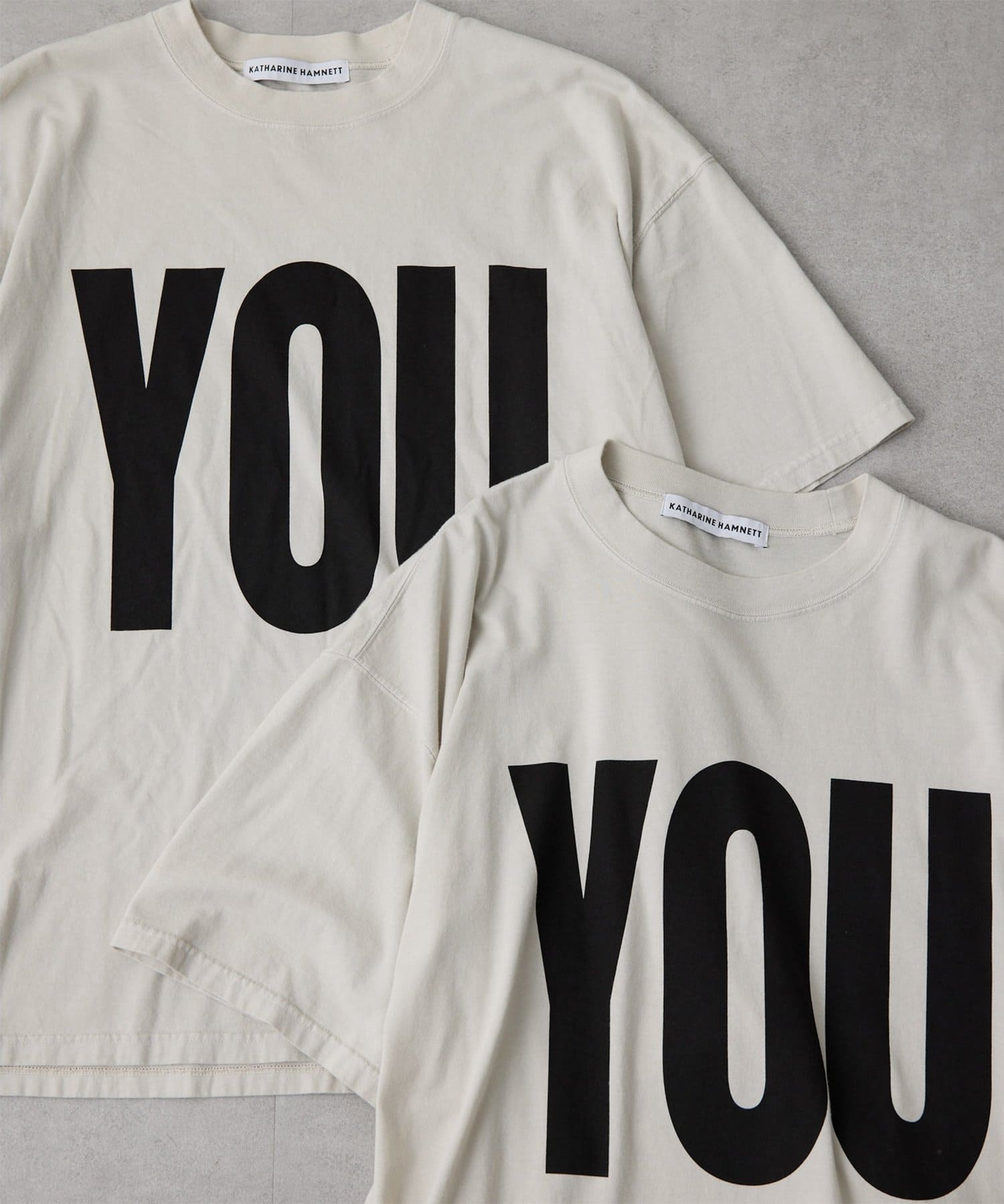 Whim Gazette(ウィム ガゼット) 【KATHARINE HAMNETT】別注YOU Tシャツ