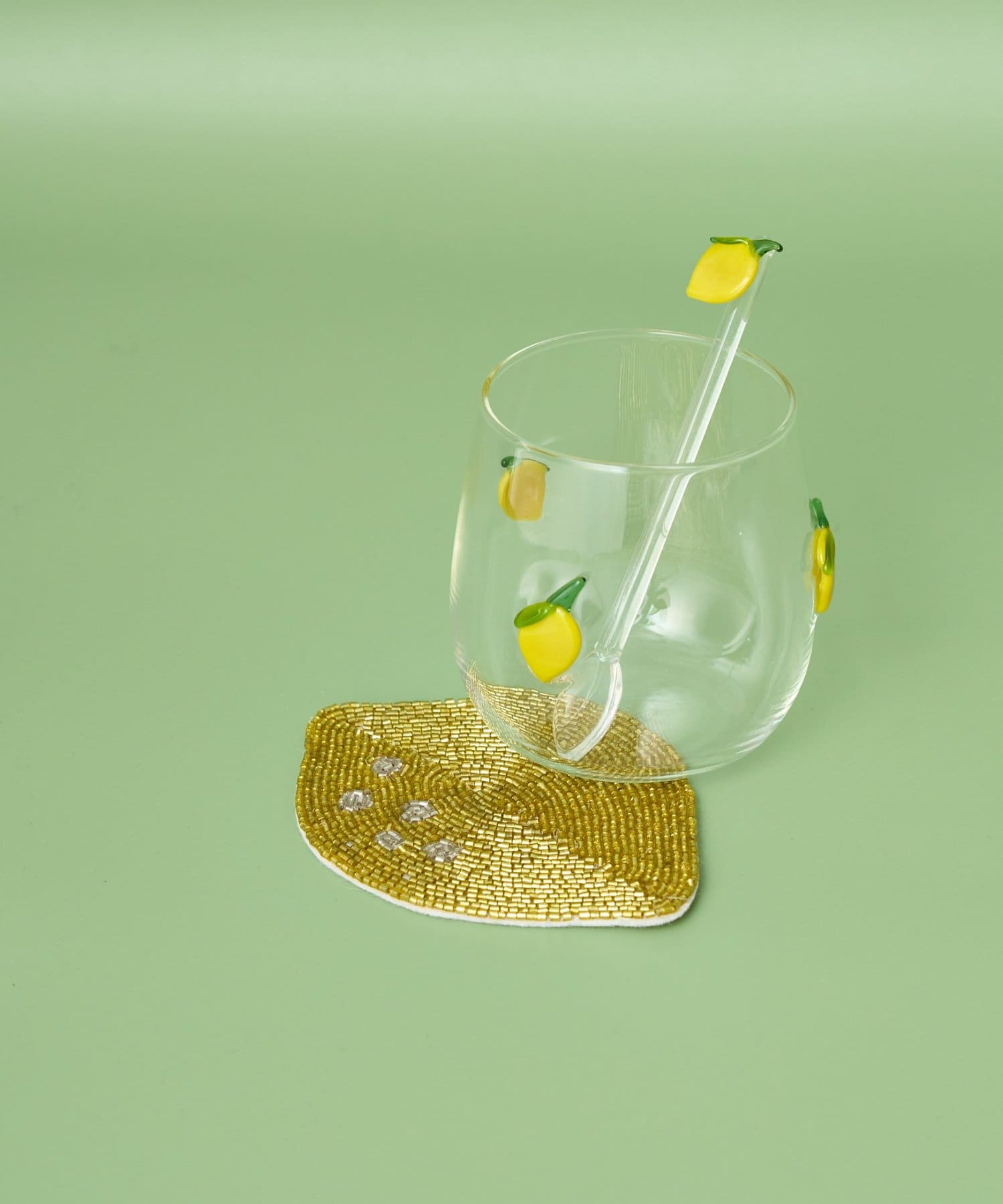 BIRTHDAY BAR(バースデイバー) フルーツモチーフ ガラススプーン　耐熱性