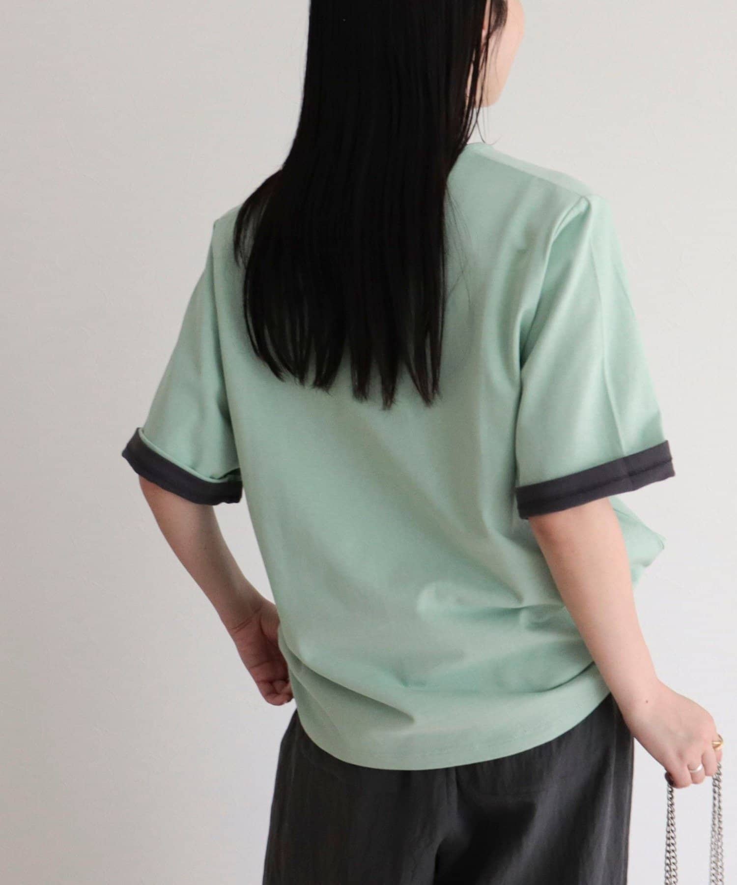 FREDY & GLOSTER(フレディ アンド グロスター) 【GEVACO/ゲバコ】別注レディースヘンリーネックTシャツ