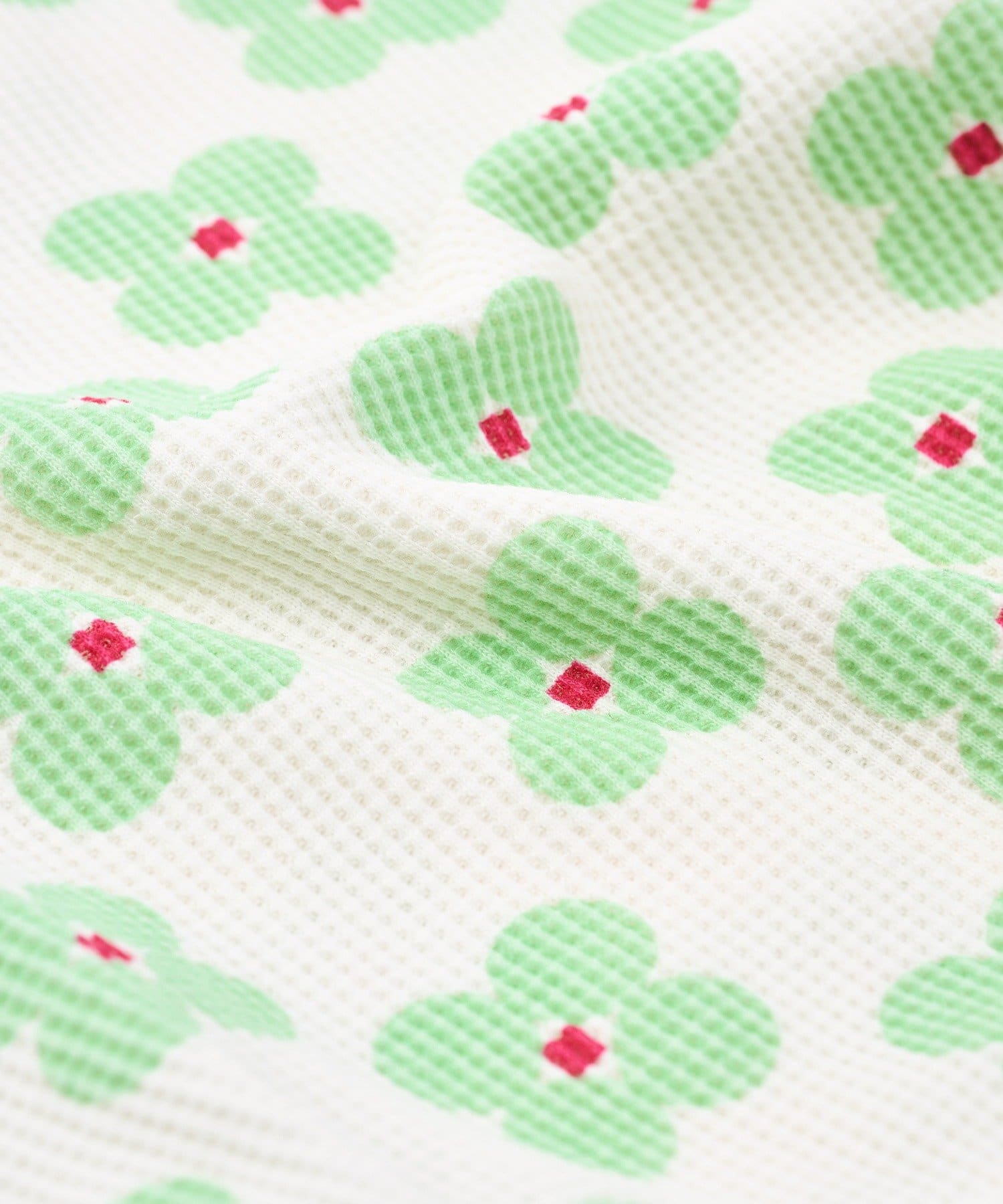 3COINS(スリーコインズ) ワッフルロンパース：70～80cm